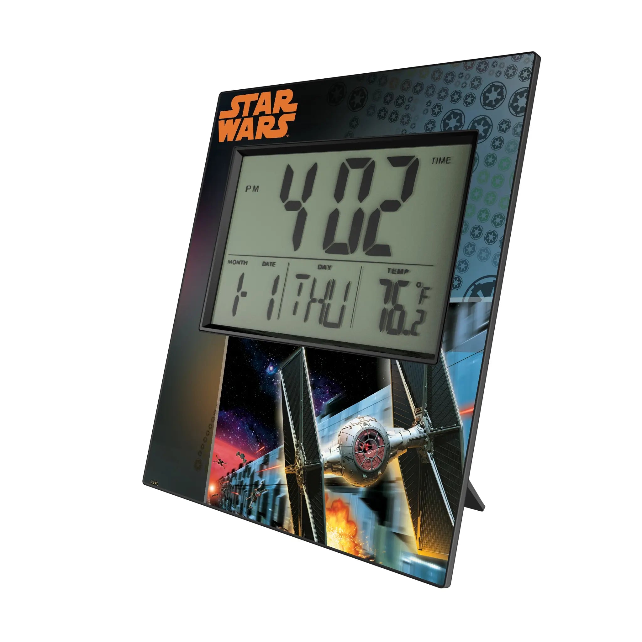 Star Wars TIE Fighter Portrait Wall Clock