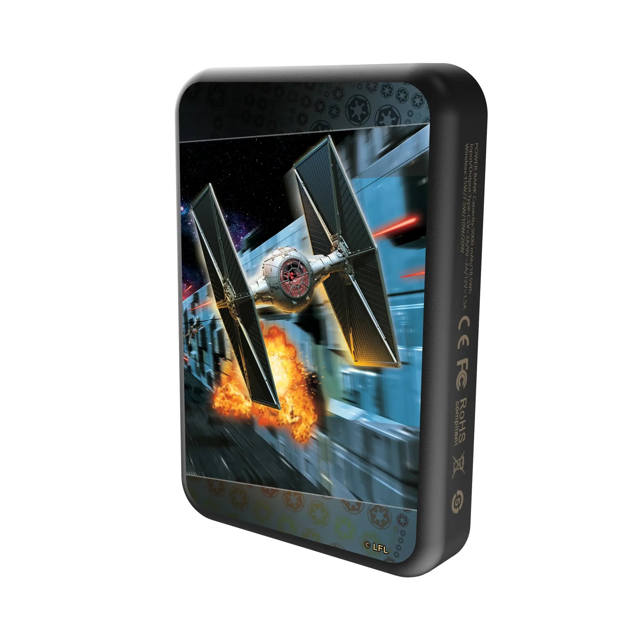 Star Wars TIE Fighter Portrait Wireless Mag Power Bank