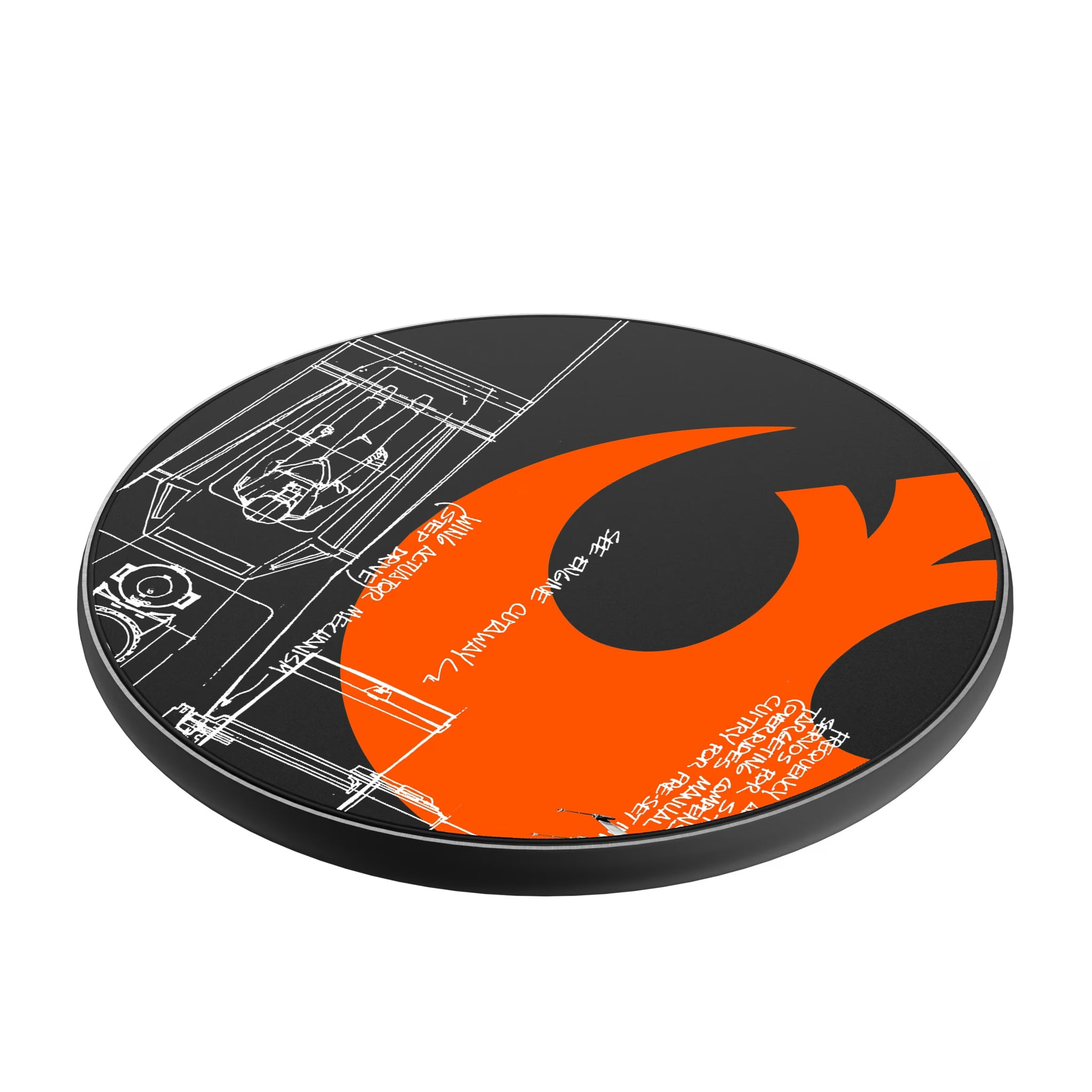 Star Wars X-Wing FactionTech 15-Watt Wireless Charger - Isometric View