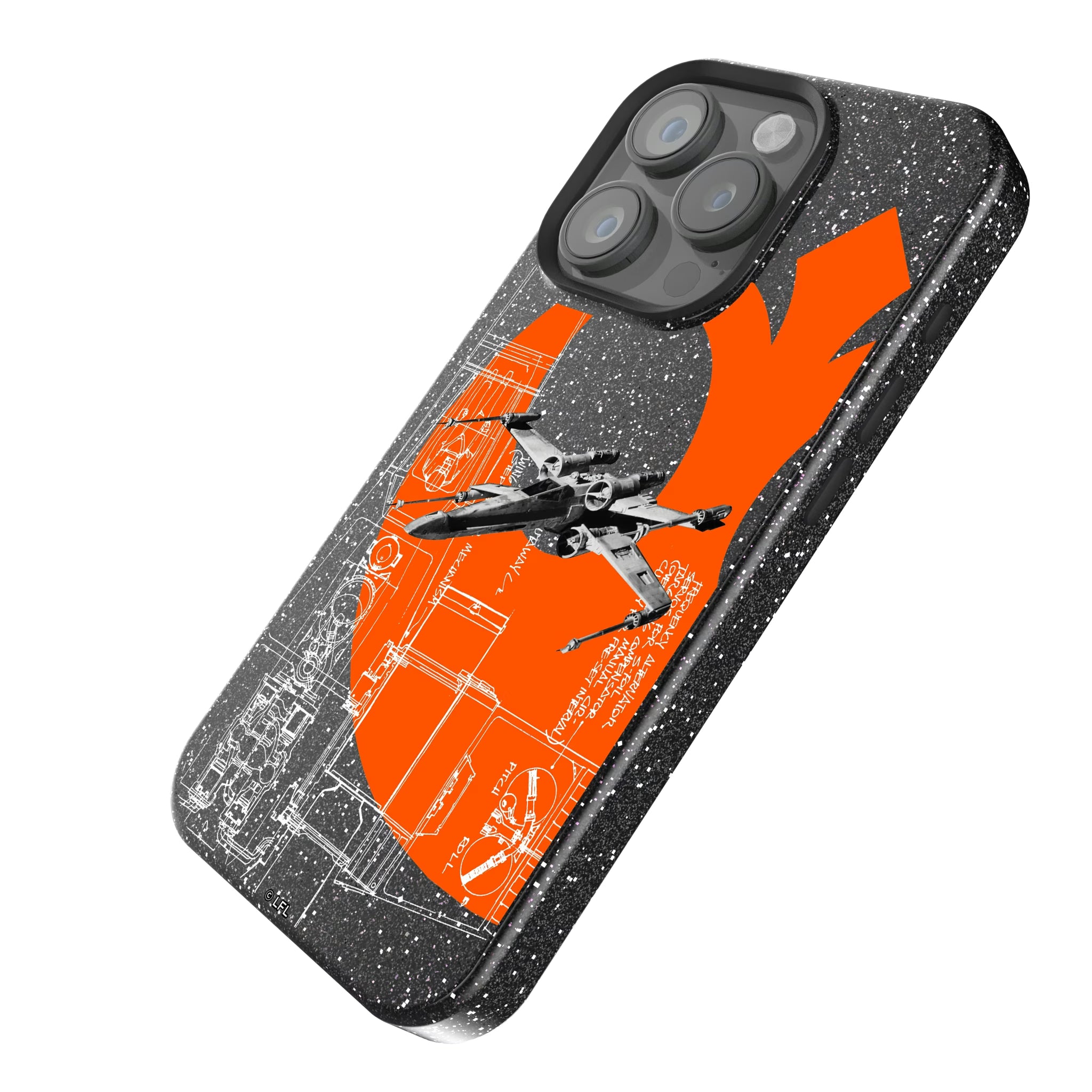 Star Wars X-Wing FactionTech iPhone Bling Phone Case for Apple iPhone - Isometric View