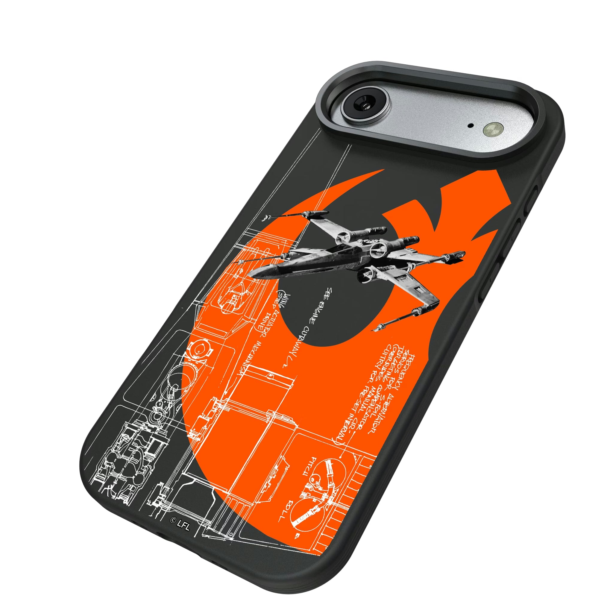 Star Wars X-Wing FactionTech iPhone Bump Phone Case for Apple iPhone - Isometric View#Device_iPhone Air