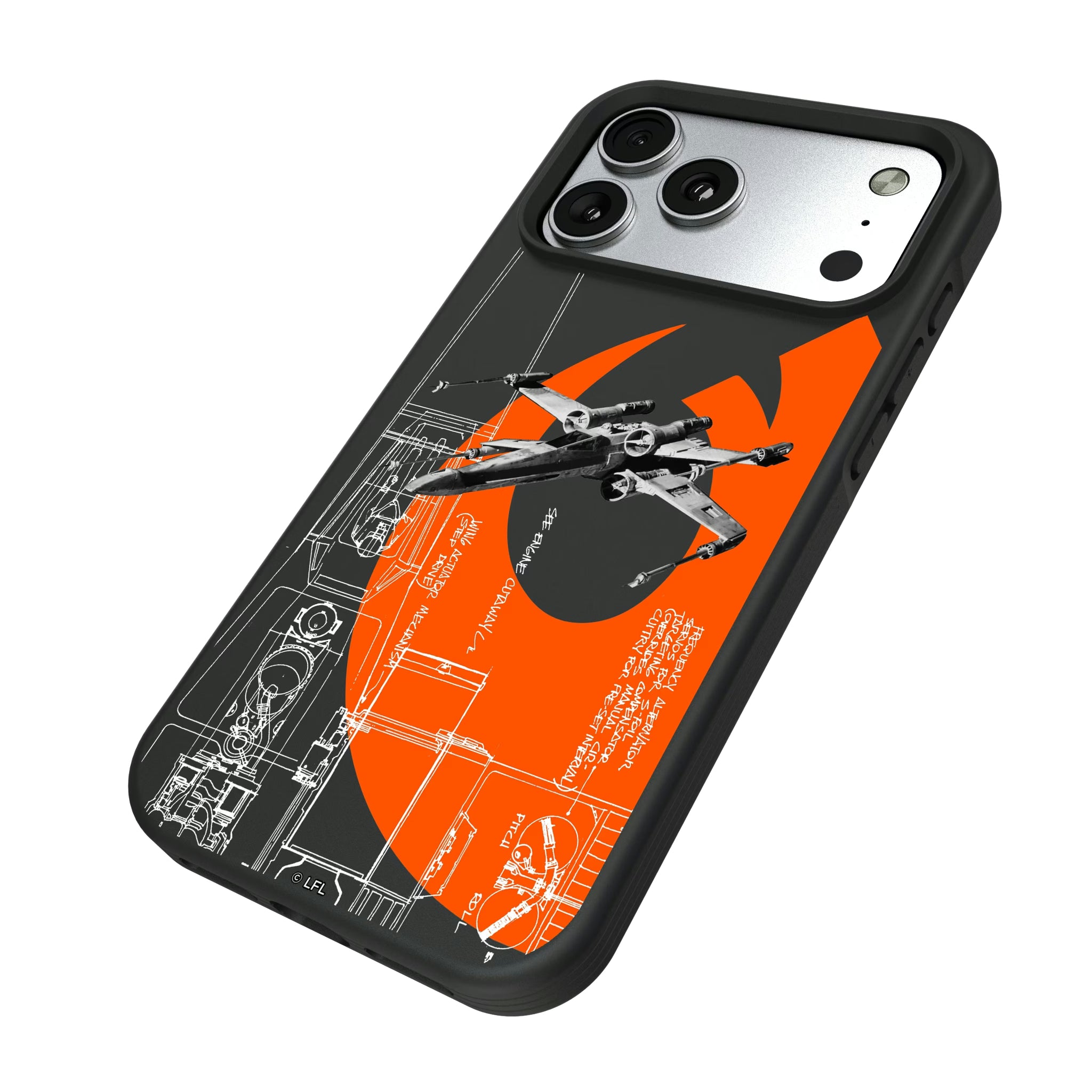 Star Wars X-Wing FactionTech iPhone Bump Phone Case for Apple iPhone - Isometric View#Device_iPhone 17 Pro Max