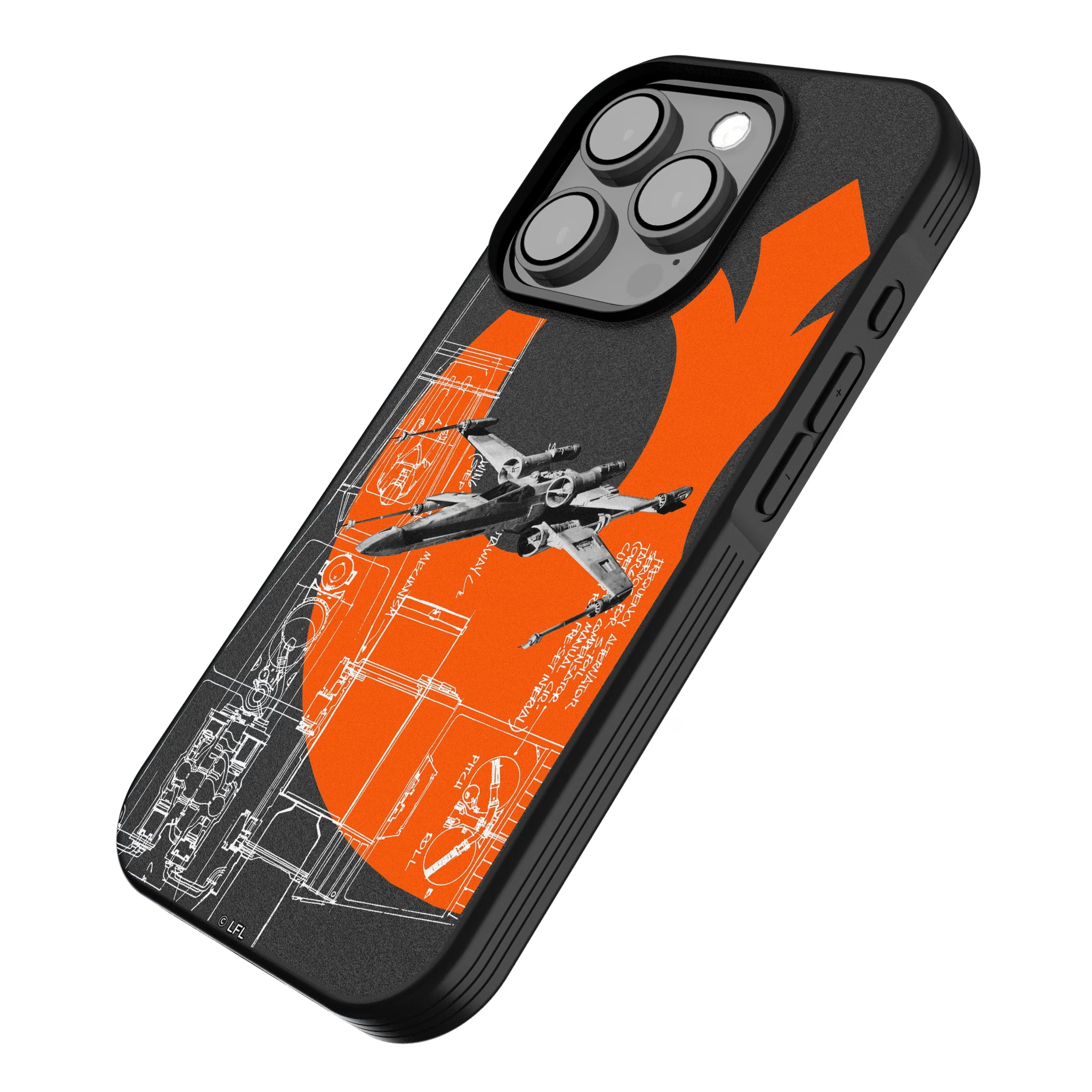 Star Wars X-Wing FactionTech iPhone Bump Phone Case for Apple iPhone - Isometric View