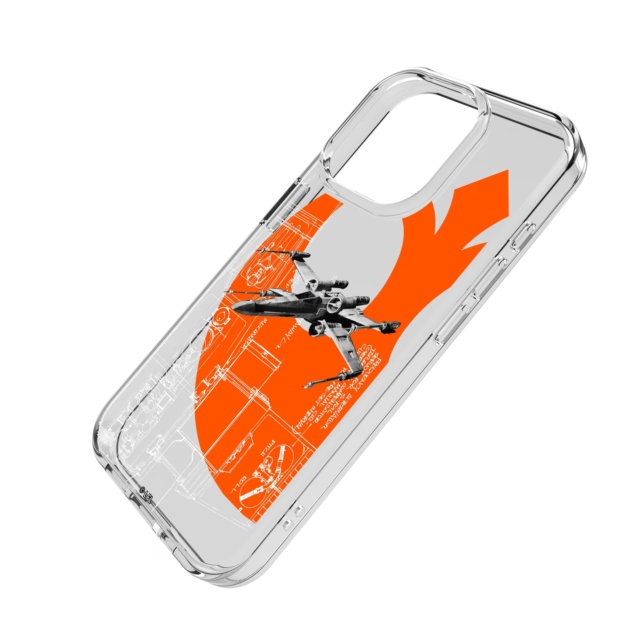 Star Wars X-Wing FactionTech iPhone Clear Phone Case for Apple iPhone - Isometric View