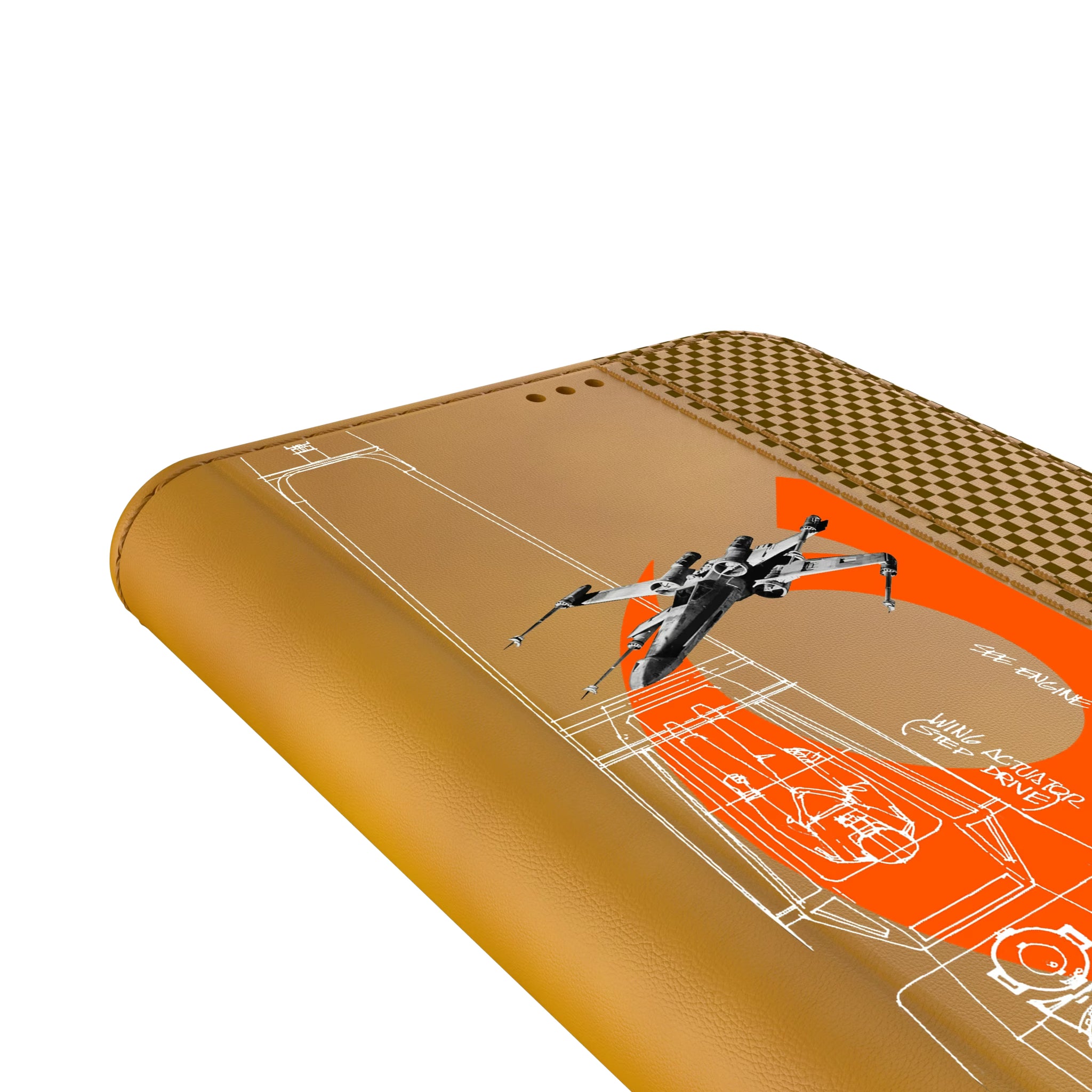 Star Wars X-Wing FactionTech Galaxy Folio Phone Case for Samsung Galaxy - Detail