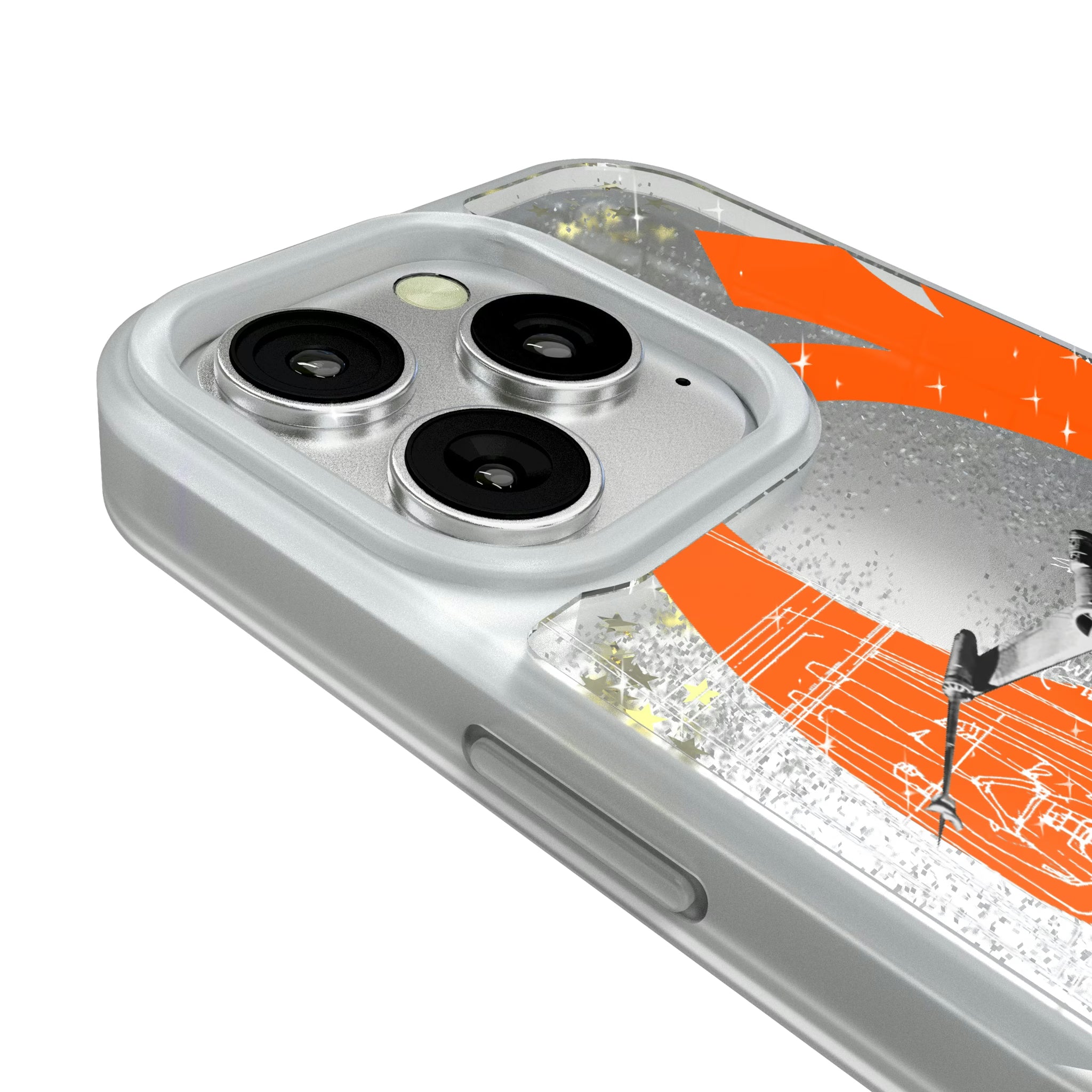 Star Wars X-Wing FactionTech iPhone Glitter Phone Case for Apple iPhone - Detail#Device_iPhone 16 Pro