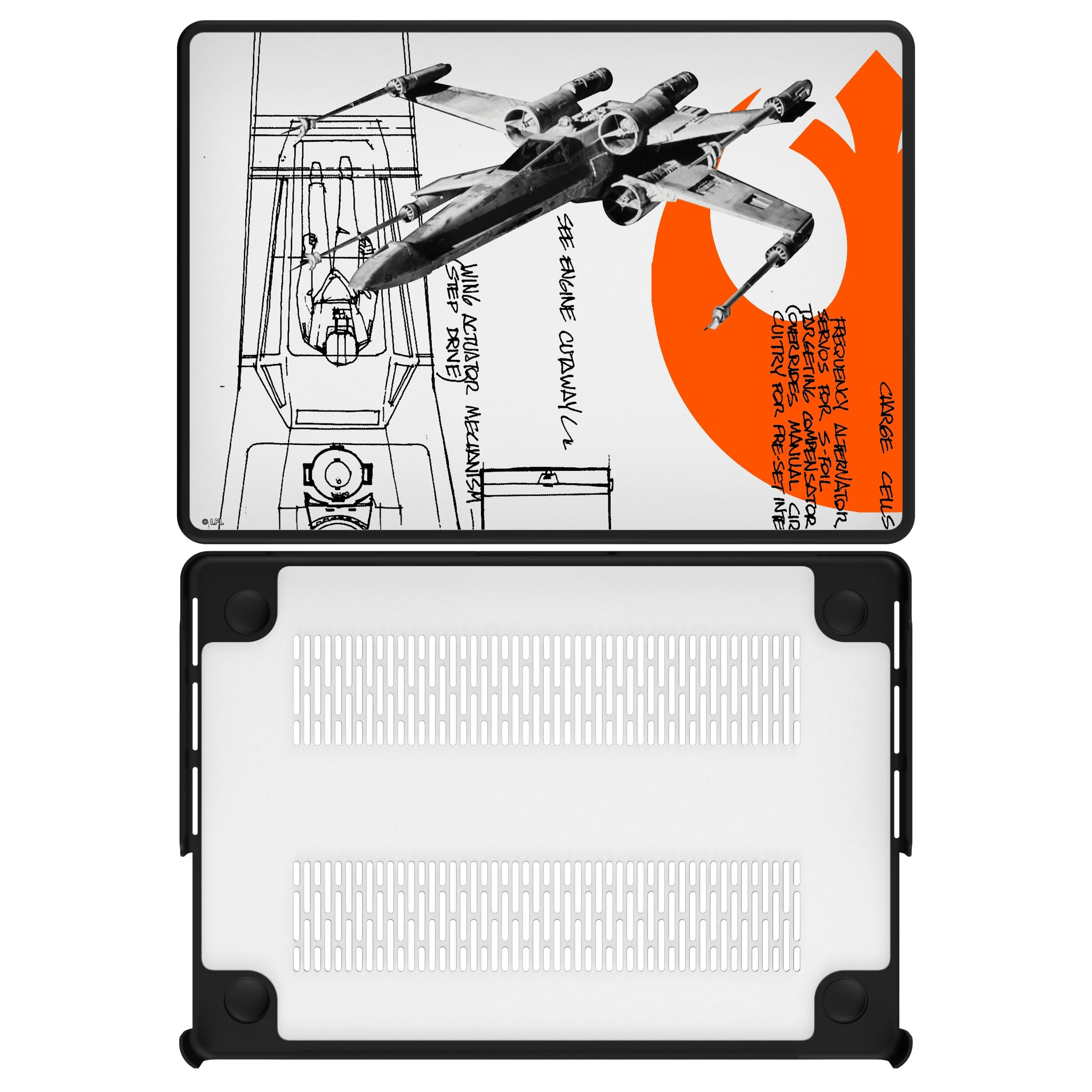 Star Wars X-Wing FactionTech MacBook Laptop Case for Apple MacBook#Device_MacBook Pro (14-inch, 2021) / MacBook Pro (14-inch, 2023) / MacBook Pro (14-inch, 2024)