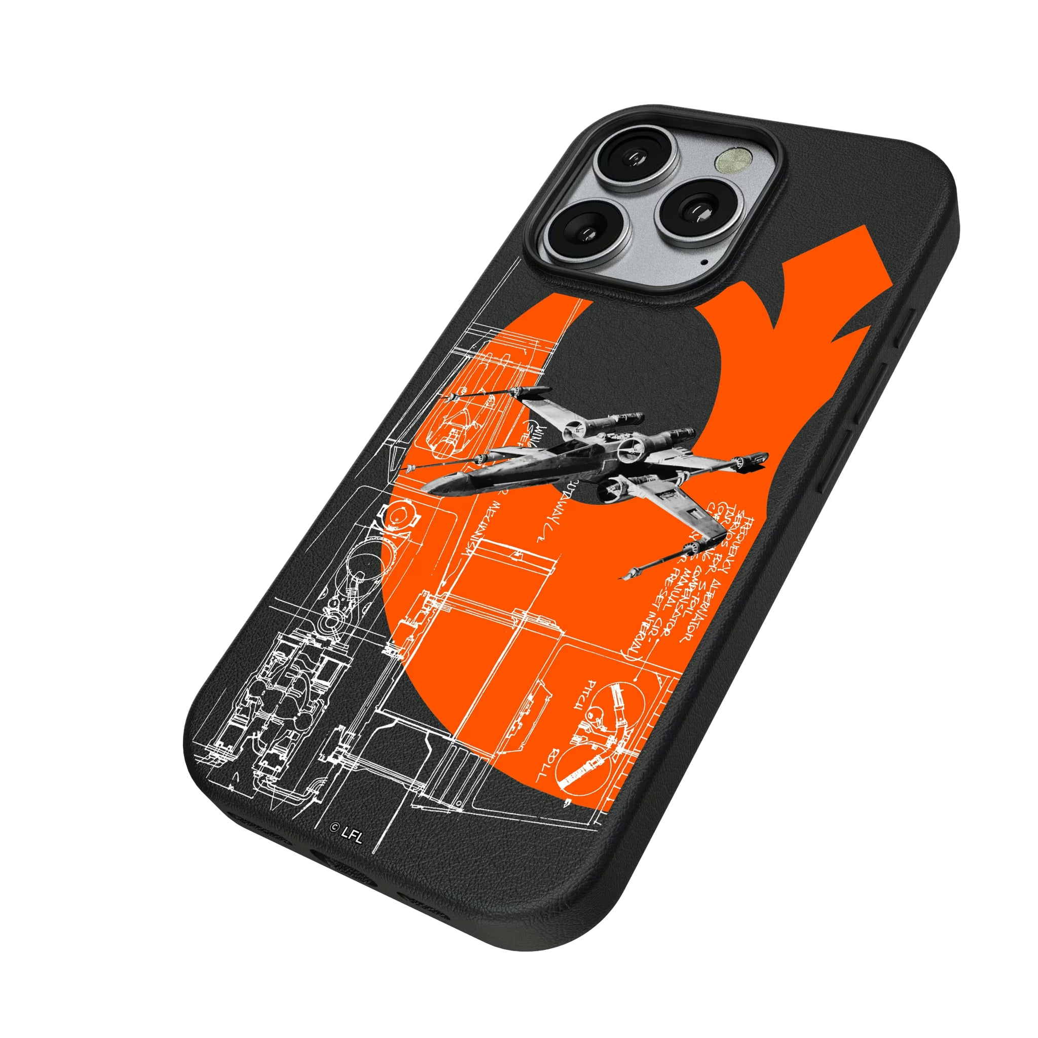 Star Wars X-Wing FactionTech iPhone MagSafe Compatible Phone Case for Apple iPhone - Isometric View