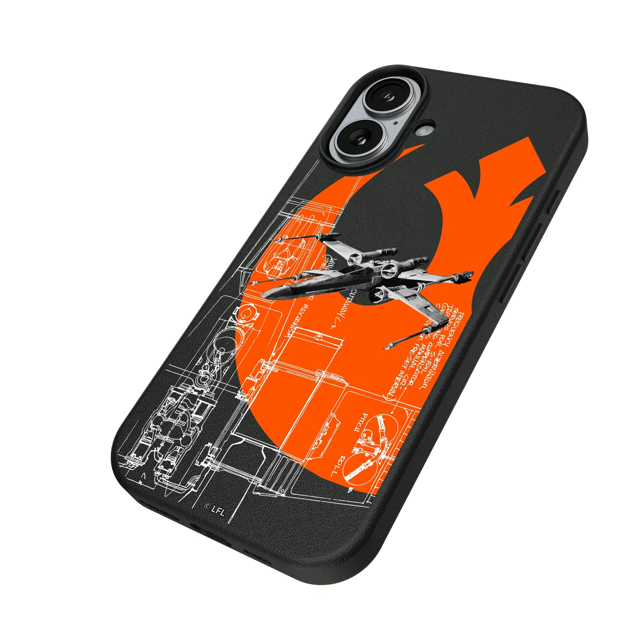 Star Wars X-Wing FactionTech iPhone MagSafe Compatible Phone Case for Apple iPhone - Isometric View#Device_iPhone 17