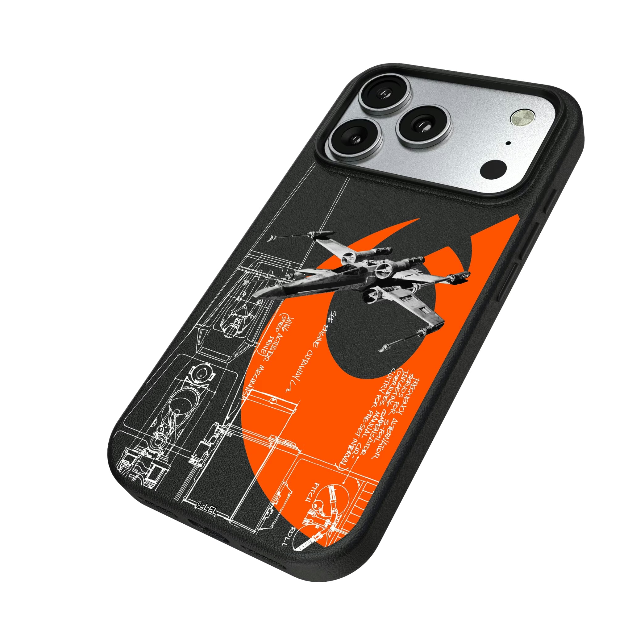 Star Wars X-Wing FactionTech iPhone MagSafe Compatible Phone Case for Apple iPhone - Isometric View#Device_iPhone 17 Pro