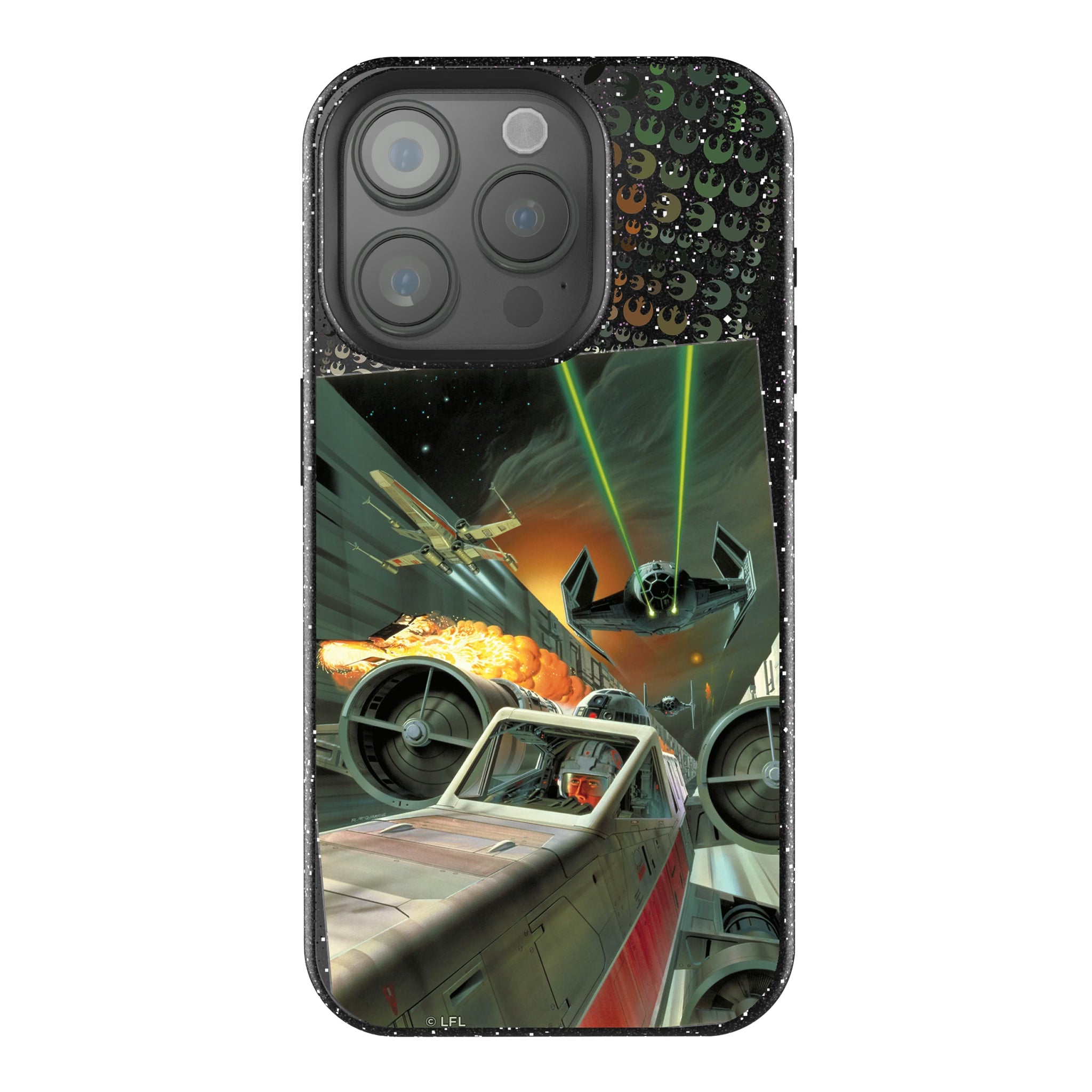 Star Wars X-Wing Portrait iPhone Bling Phone Case for Apple iPhone