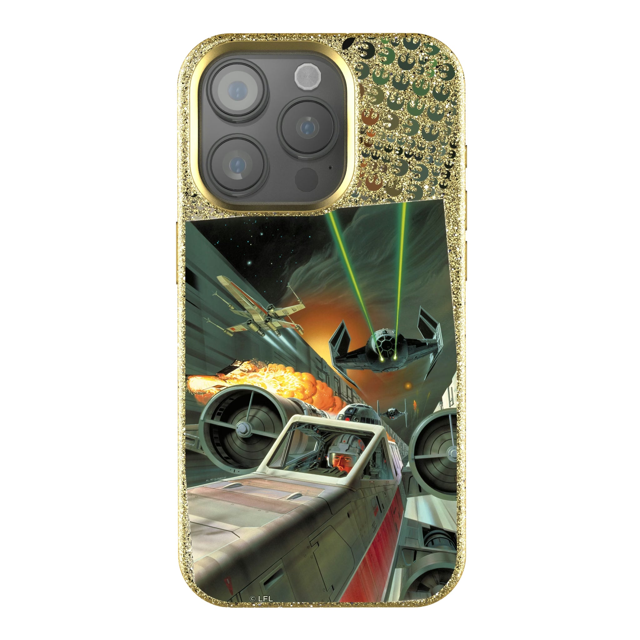 Star Wars X-Wing Portrait iPhone Bling Phone Case for Apple iPhone