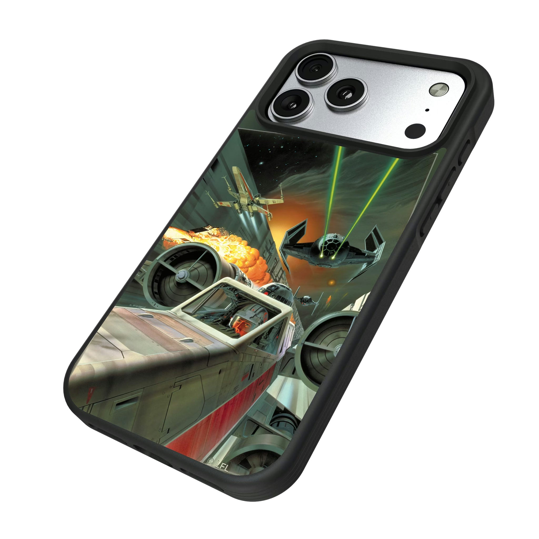 Star Wars X-Wing Portrait iPhone Bump Phone Case for Apple iPhone - Isometric View#Device_iPhone 17 Pro Max
