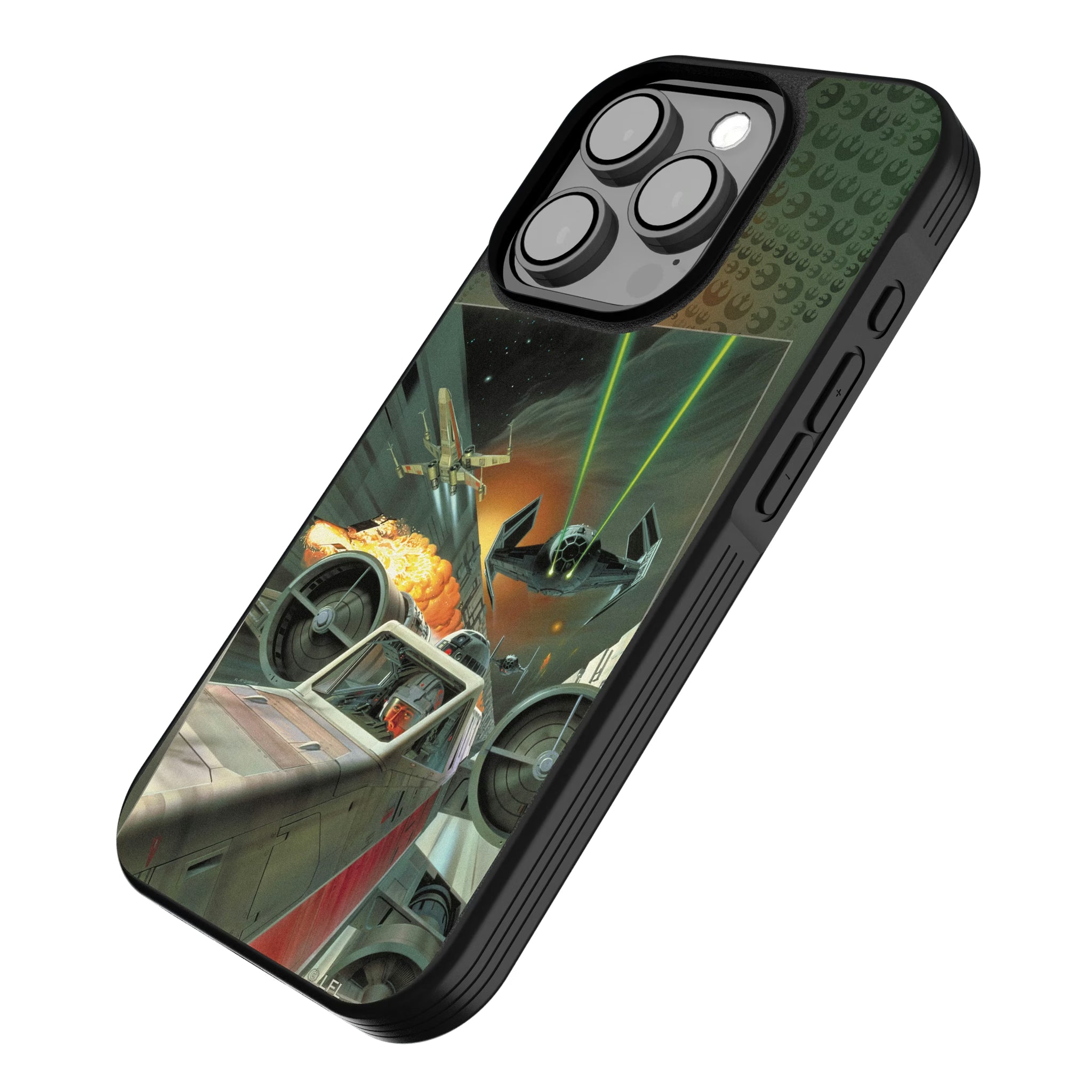 Star Wars X-Wing Portrait iPhone Bump Phone Case for Apple iPhone - Isometric View