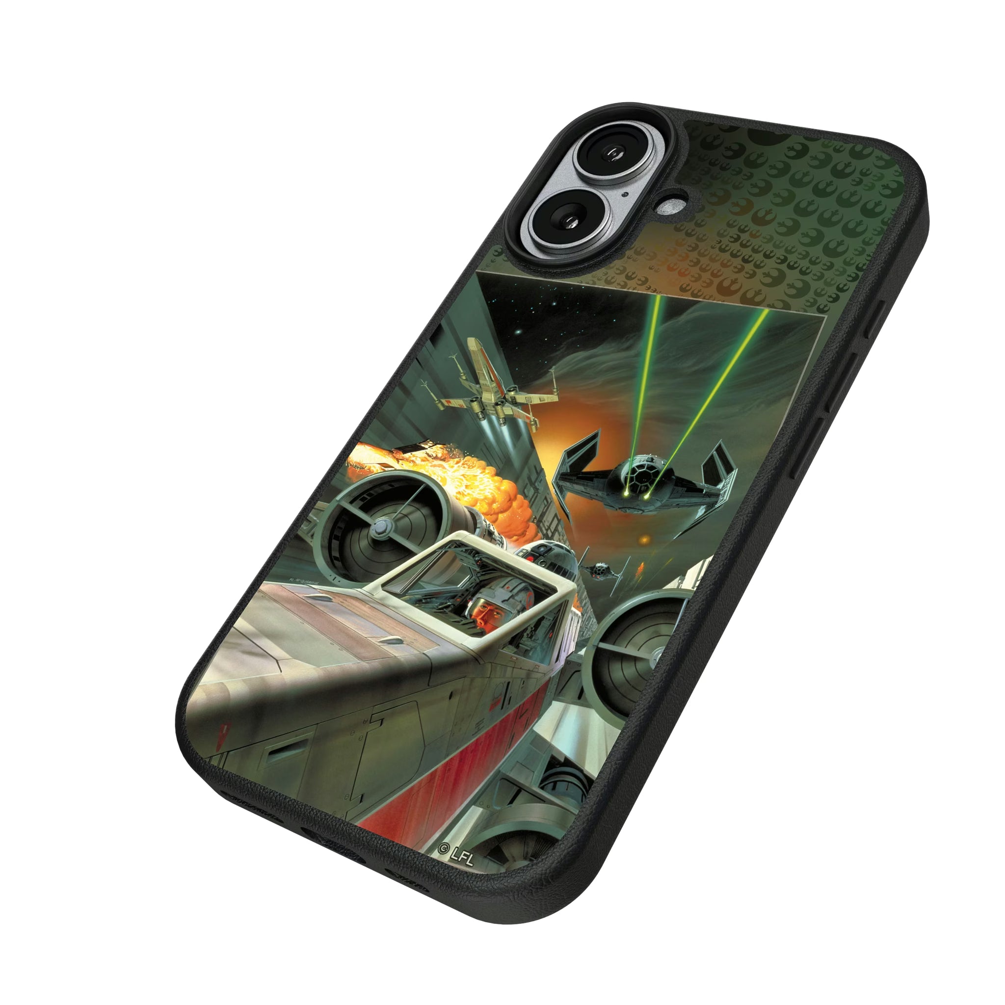 Star Wars X-Wing Portrait iPhone MagSafe Compatible Phone Case for Apple iPhone - Isometric View#Device_iPhone 17