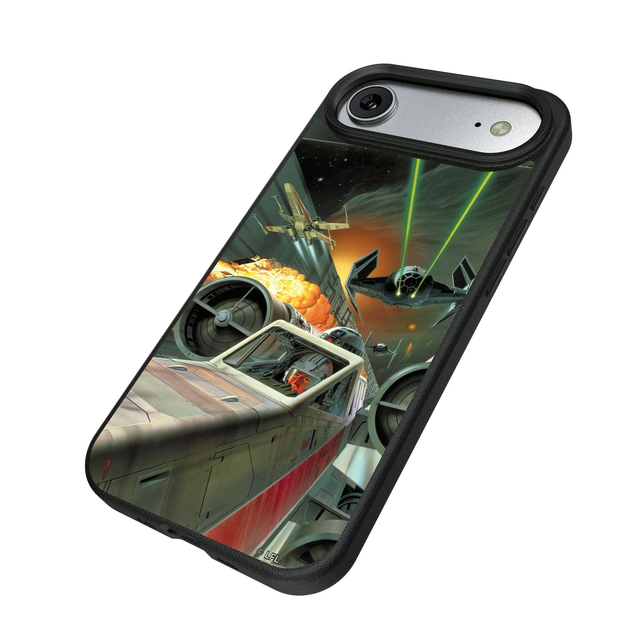 Star Wars X-Wing Portrait iPhone MagSafe Compatible Phone Case for Apple iPhone - Isometric View#Device_iPhone Air