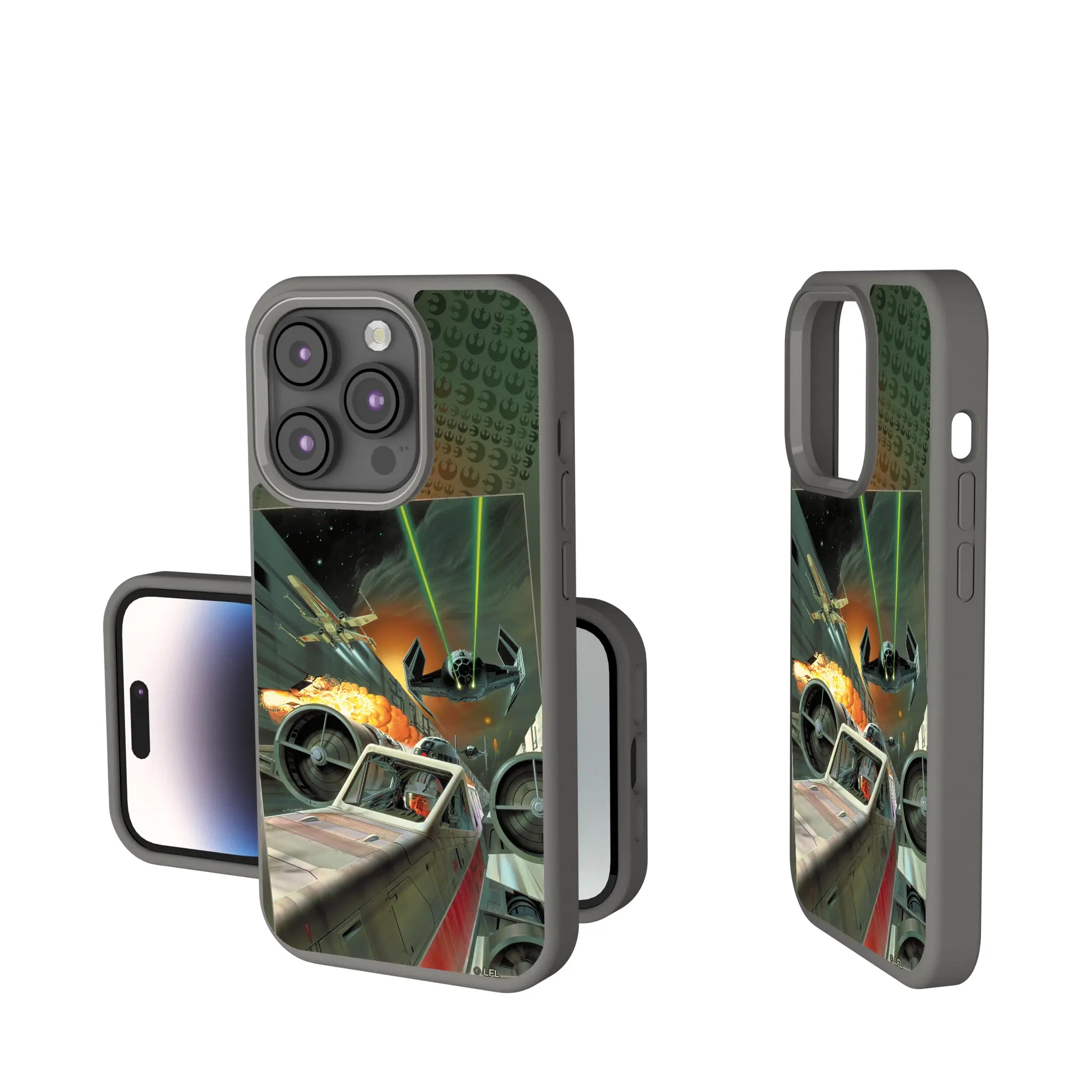 Star Wars X-Wing Portrait iPhone Soft Touch Phone Case for Apple iPhone