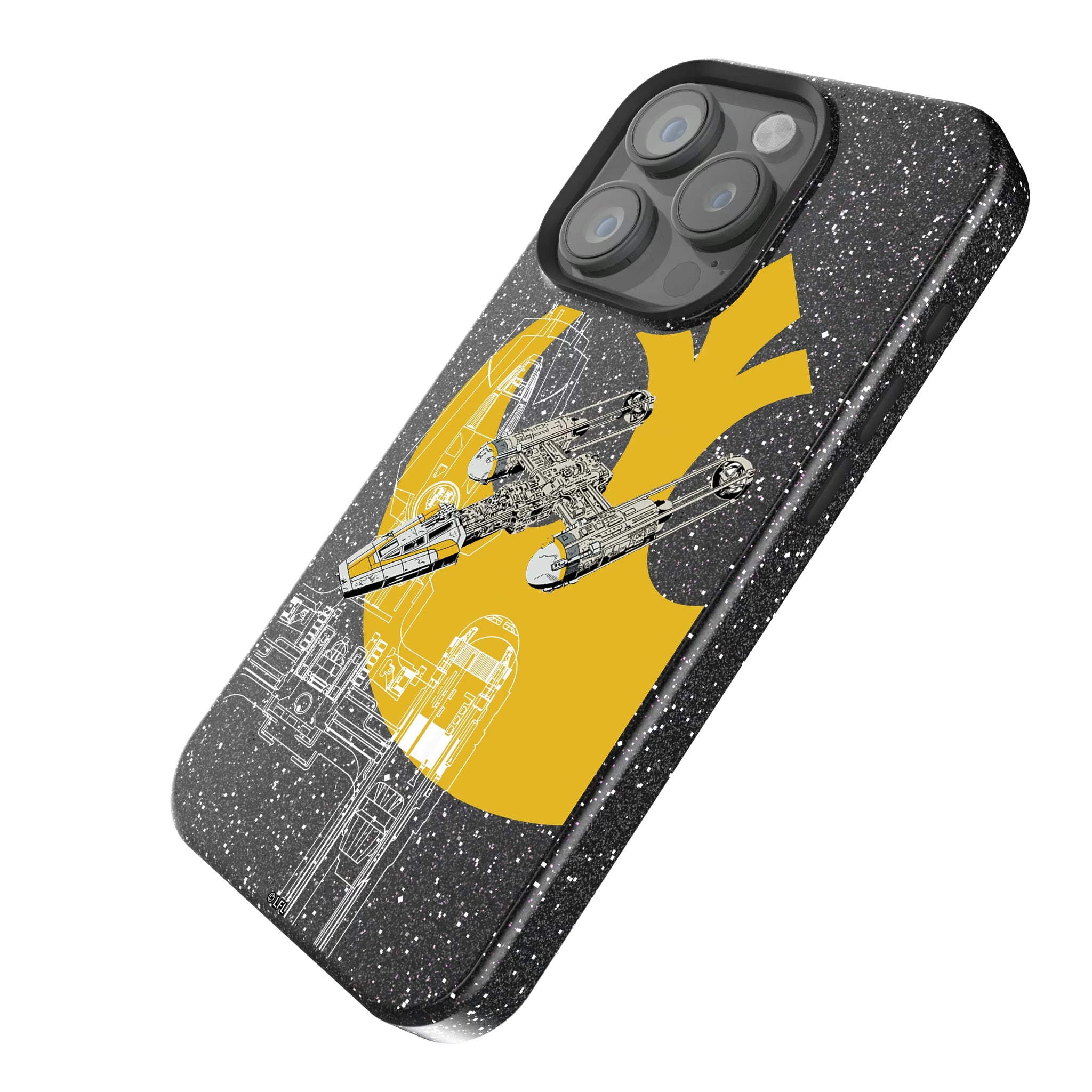 Star Wars Y-Wing FactionTech iPhone Bling Phone Case for Apple iPhone - Isometric View