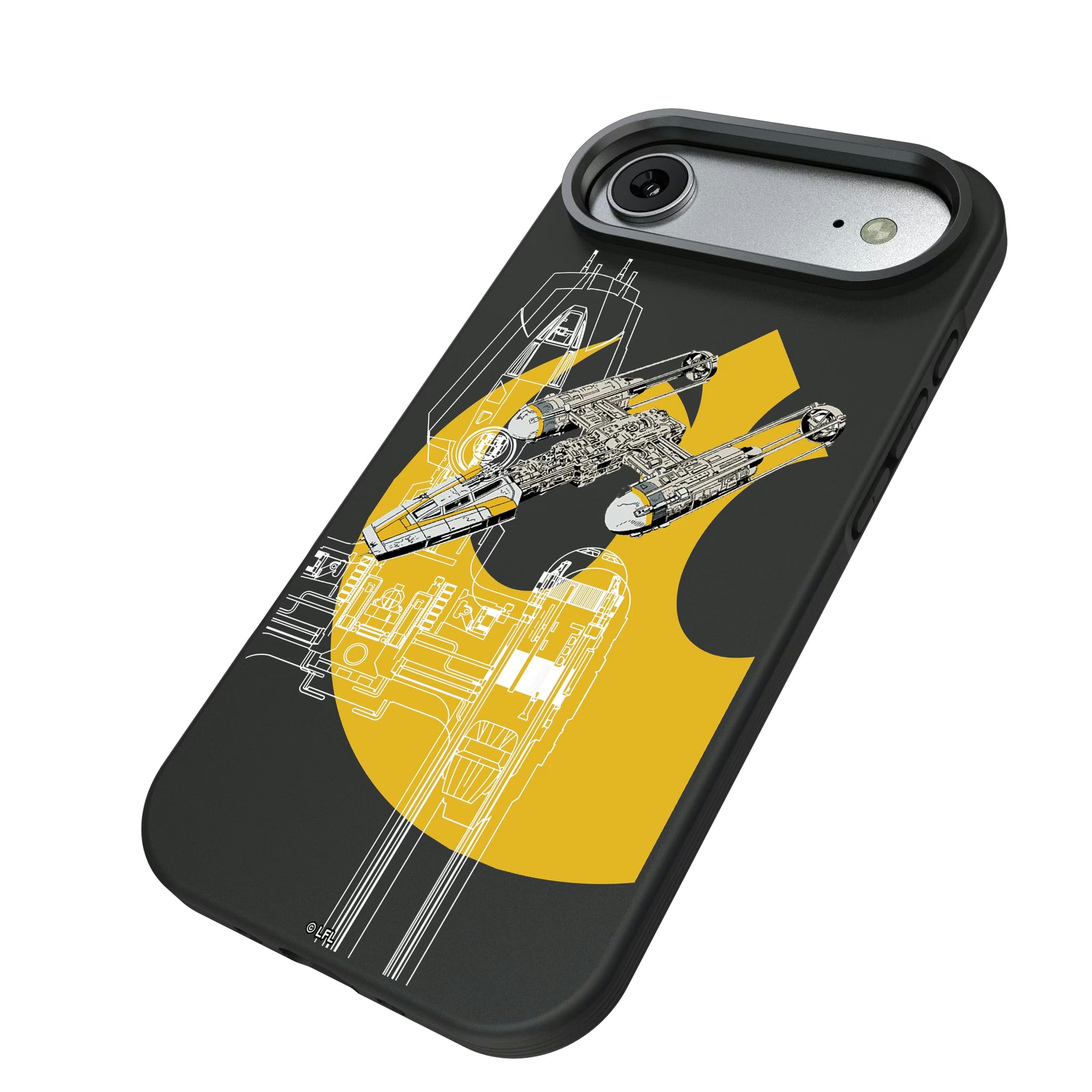 Star Wars Y-Wing FactionTech iPhone Bump Phone Case for Apple iPhone - Isometric View#Device_iPhone Air