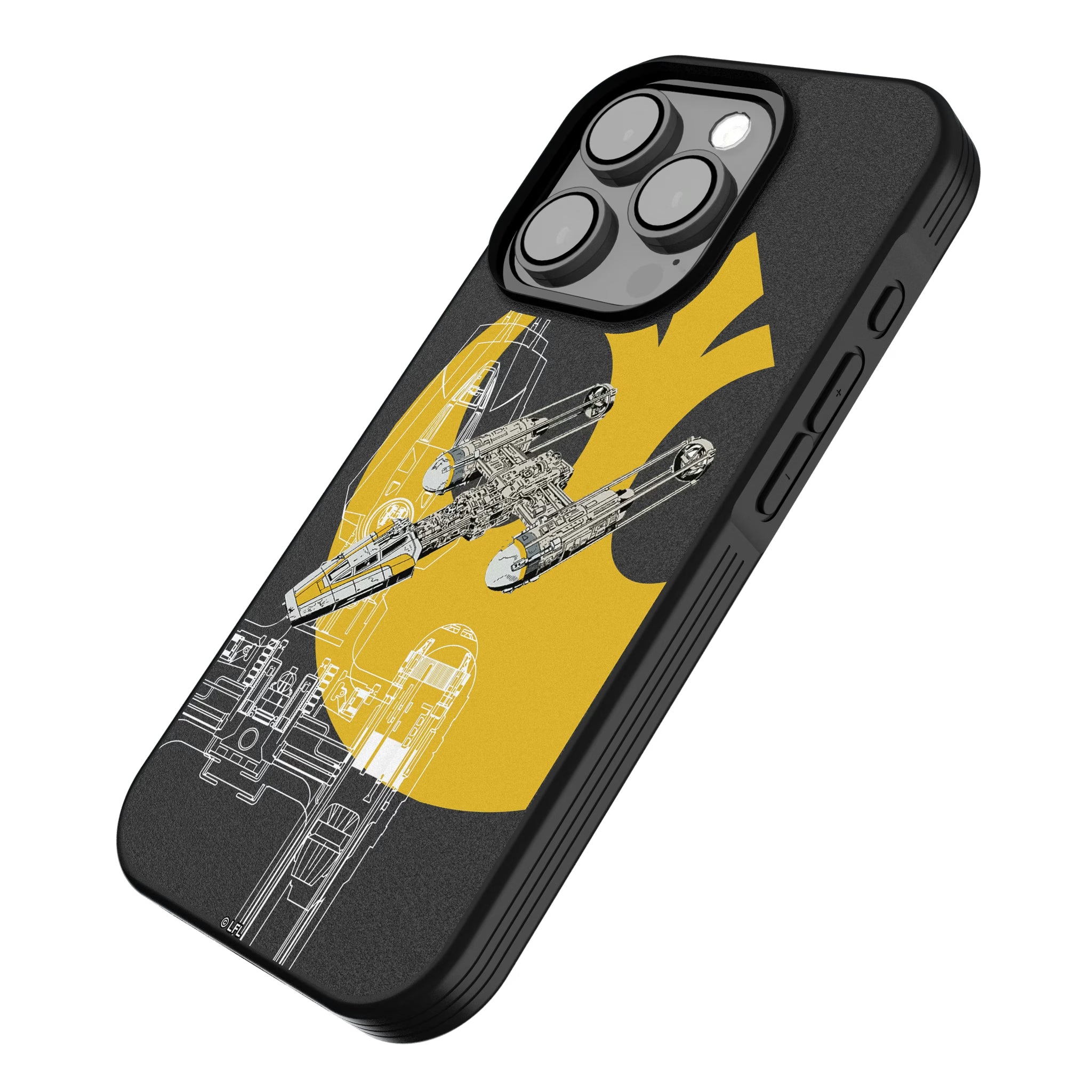 Star Wars Y-Wing FactionTech iPhone Bump Phone Case for Apple iPhone - Isometric View