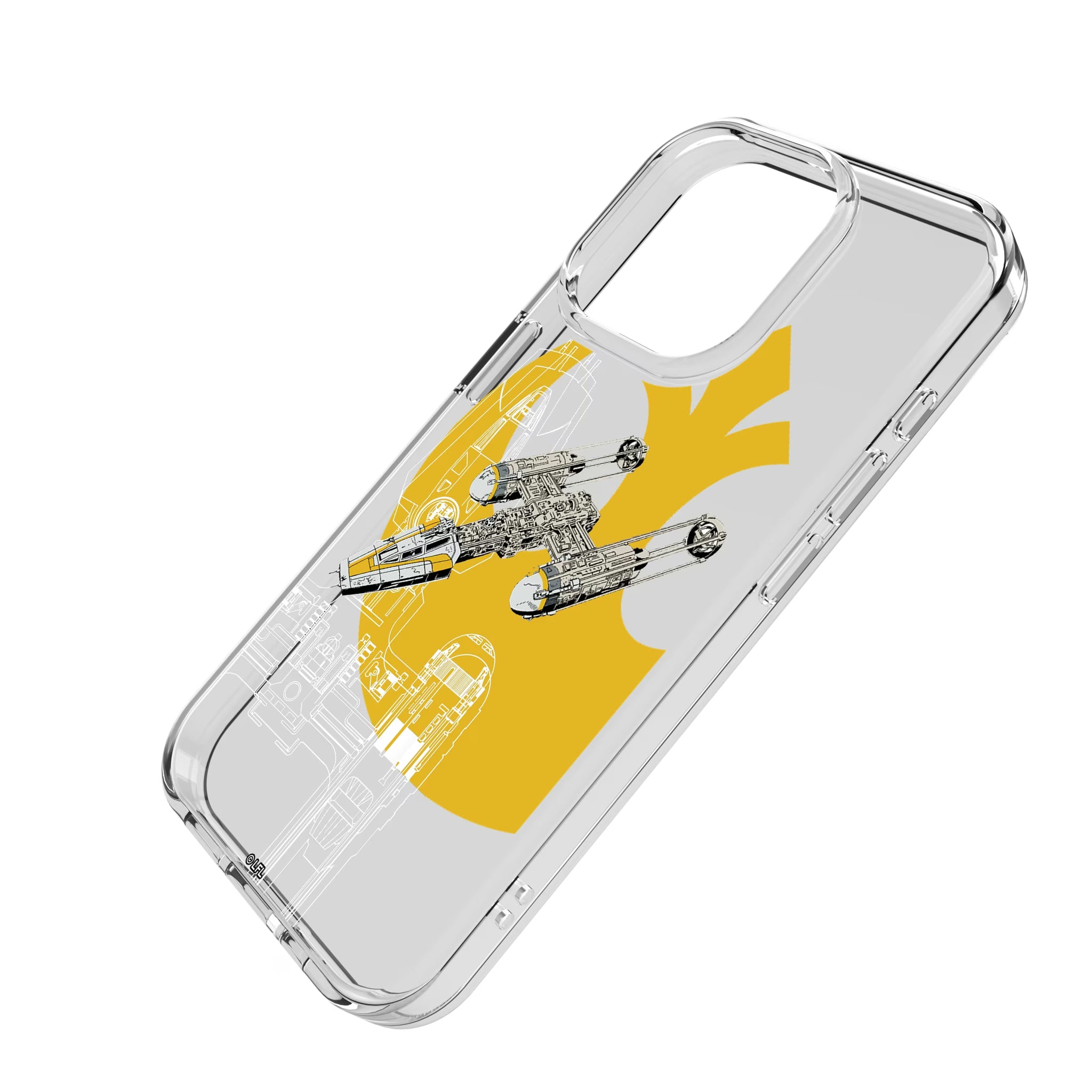Star Wars Y-Wing FactionTech iPhone Clear Phone Case for Apple iPhone - Isometric View