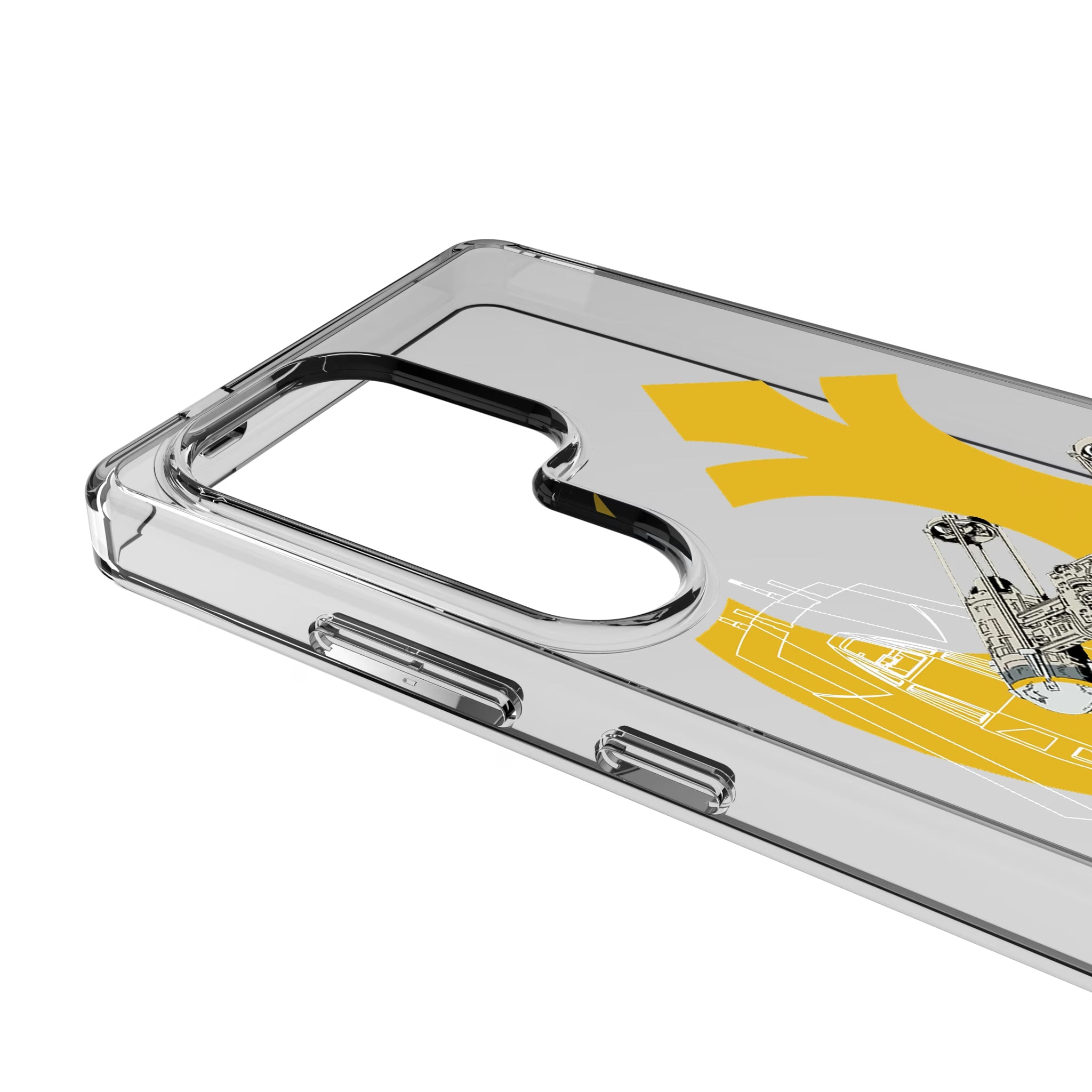 Star Wars Y-Wing FactionTech Galaxy Clear Phone Case for Samsung Galaxy - Detail