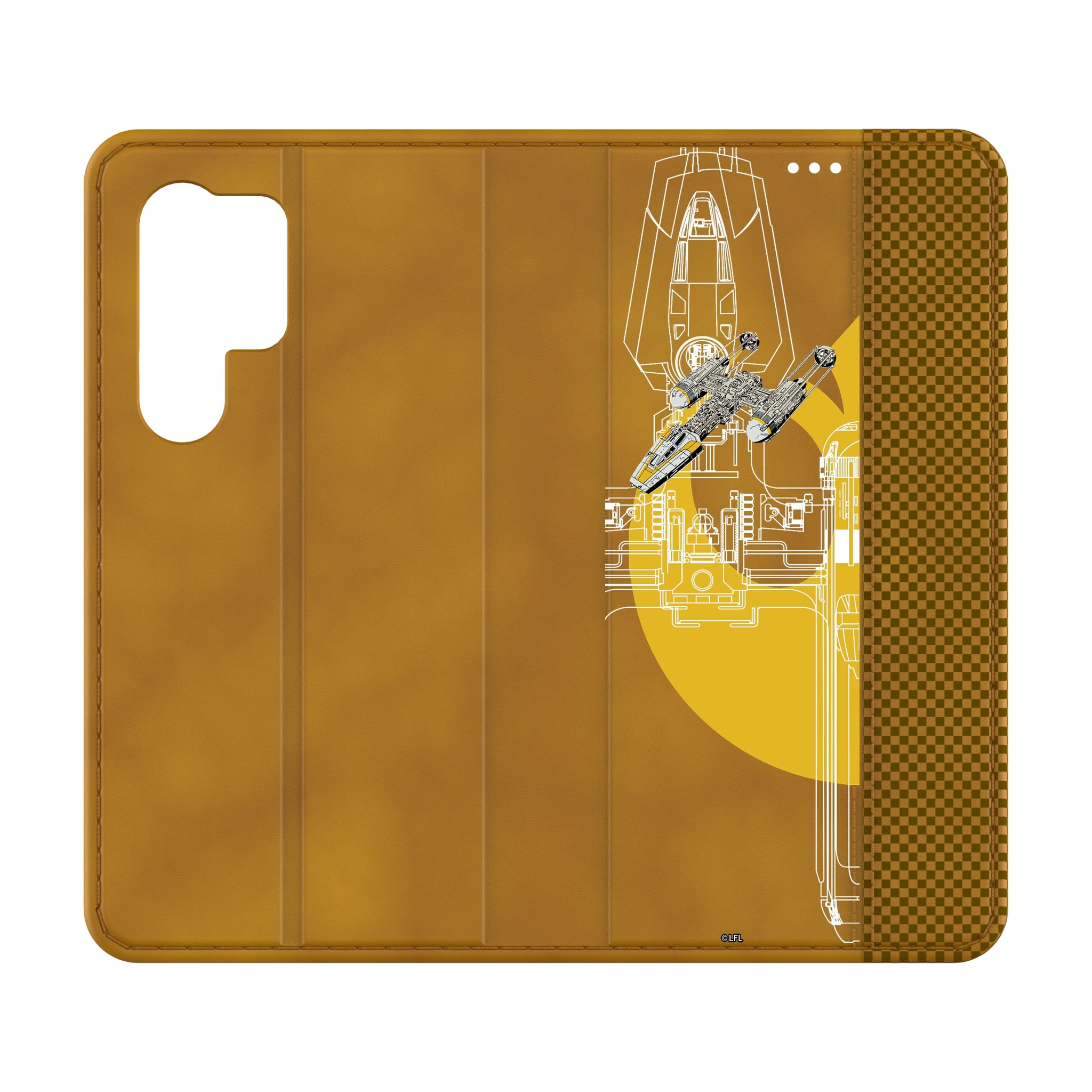Star Wars Y-Wing FactionTech Galaxy Folio Phone Case for Samsung Galaxy