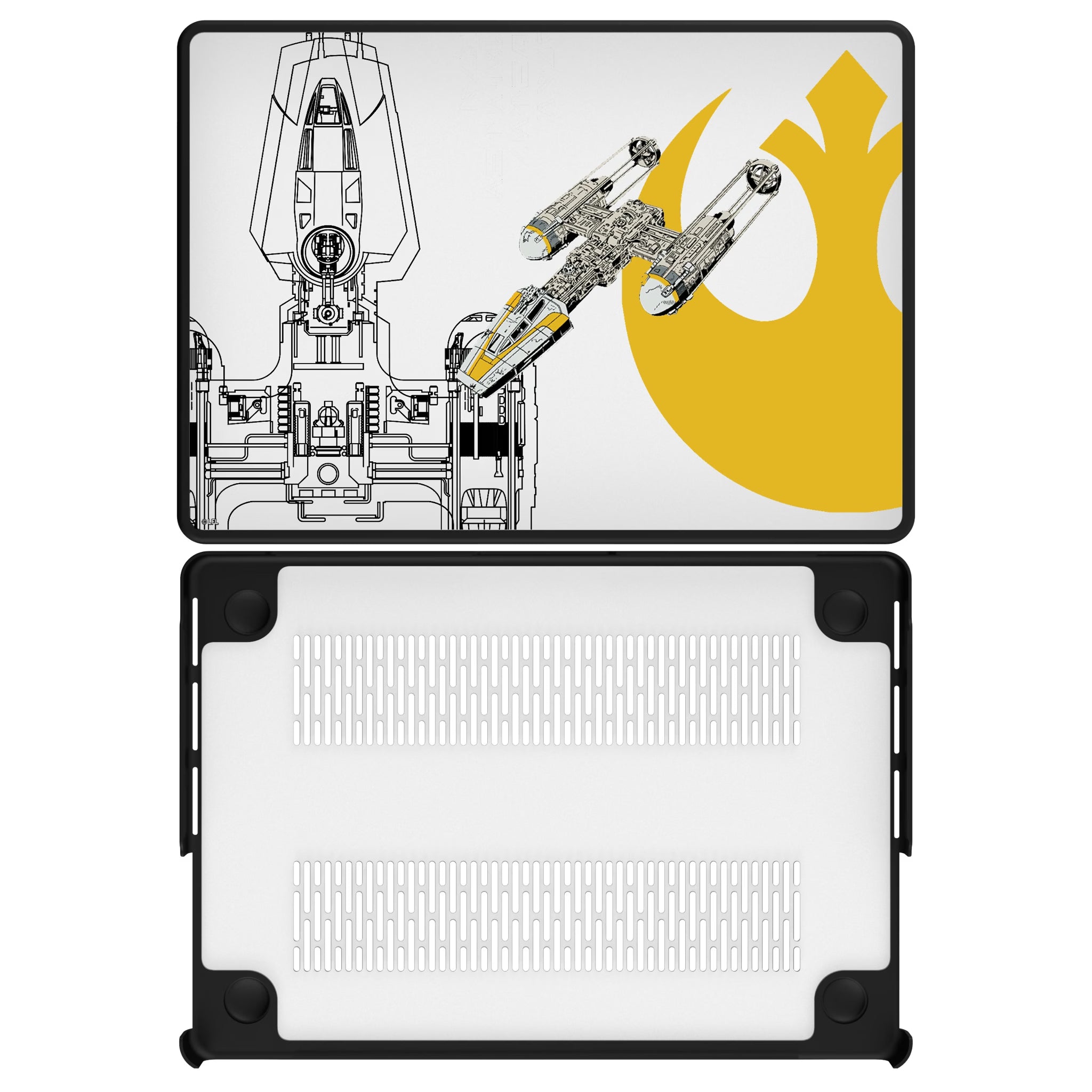 Star Wars Y-Wing FactionTech MacBook Laptop Case for Apple MacBook#Device_MacBook Pro (14-inch, 2021) / MacBook Pro (14-inch, 2023) / MacBook Pro (14-inch, 2024)