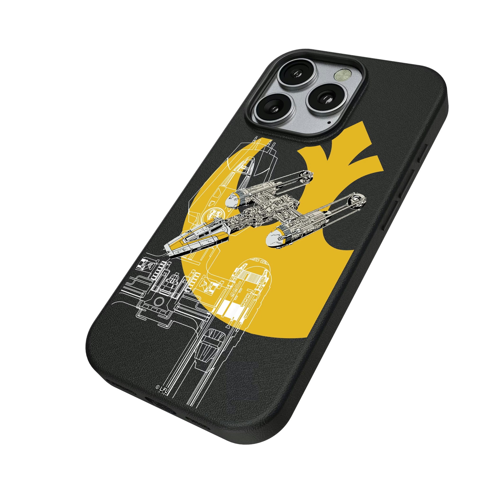 Star Wars Y-Wing FactionTech iPhone MagSafe Compatible Phone Case for Apple iPhone - Isometric View