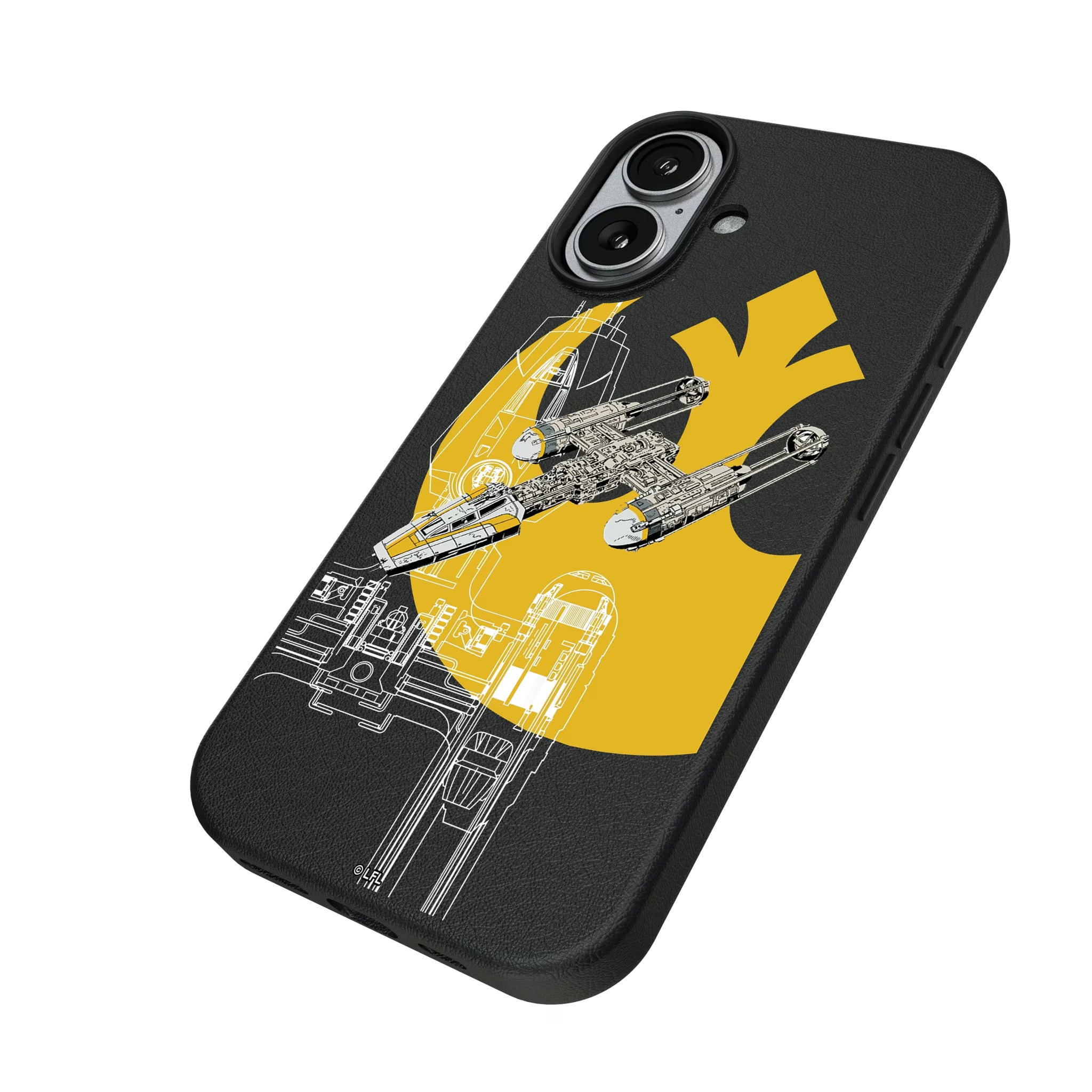 Star Wars Y-Wing FactionTech iPhone MagSafe Compatible Phone Case for Apple iPhone - Isometric View#Device_iPhone 17