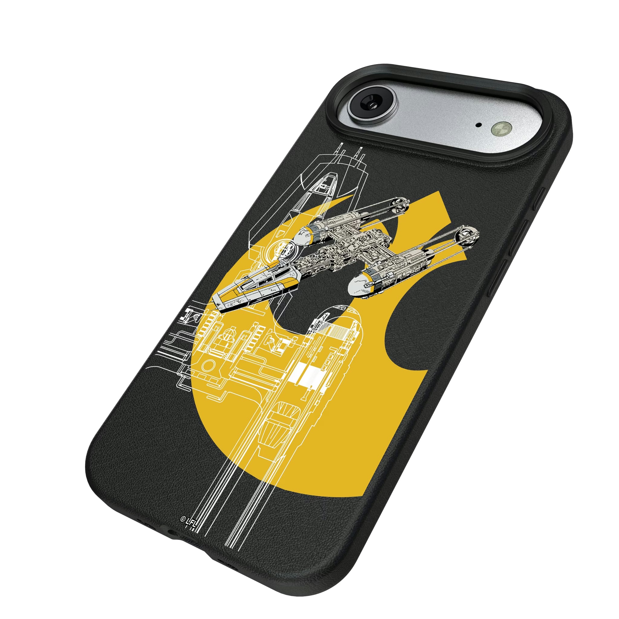 Star Wars Y-Wing FactionTech iPhone MagSafe Compatible Phone Case for Apple iPhone - Isometric View#Device_iPhone Air