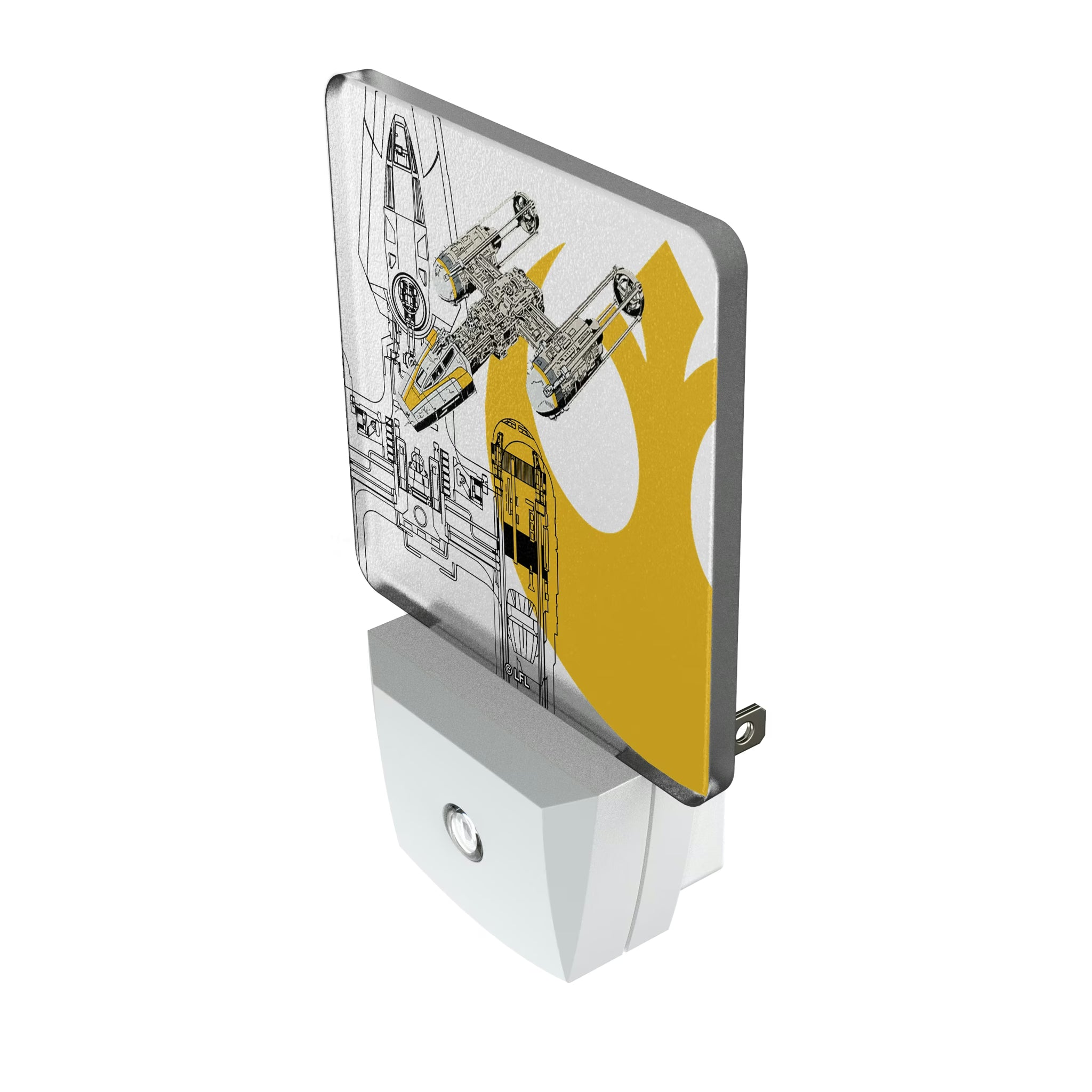 Star Wars Y-Wing FactionTech Night Light 2-Pack - Isometric View