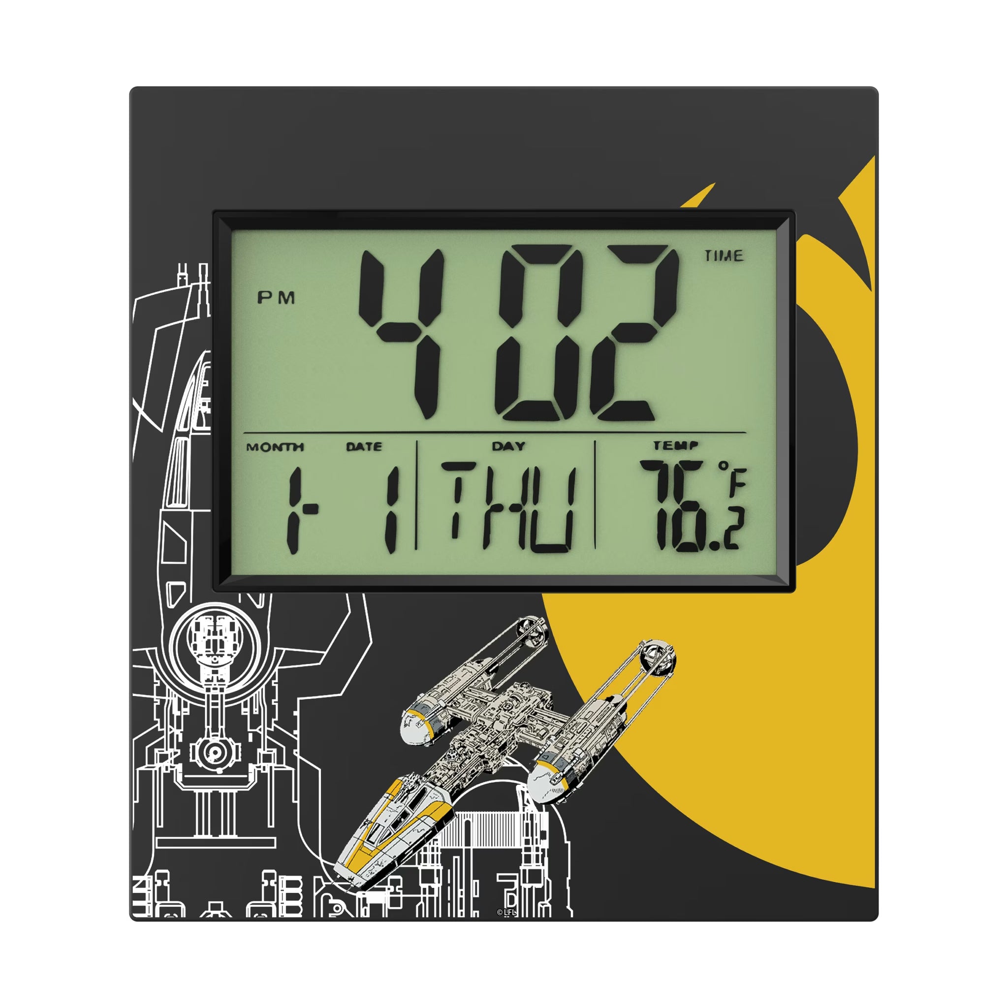 Star Wars Y-Wing FactionTech Wall Clock