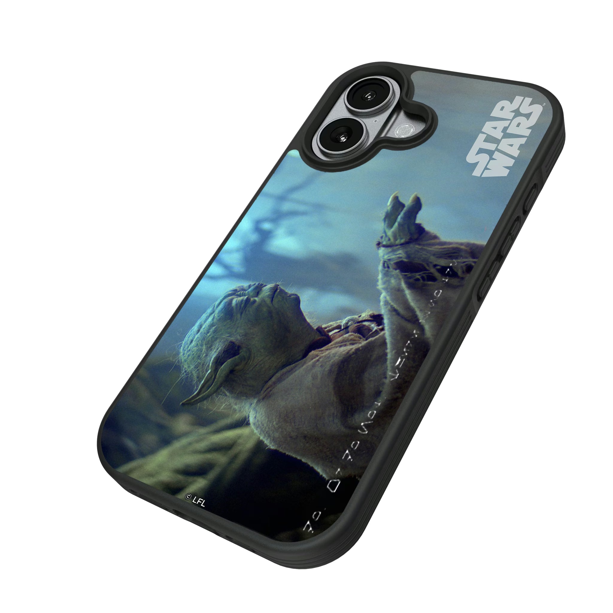 Star Wars Yoda Cinematic Moments: Discovery iPhone Bump Phone Case for Apple iPhone - Isometric View#Device_iPhone 17