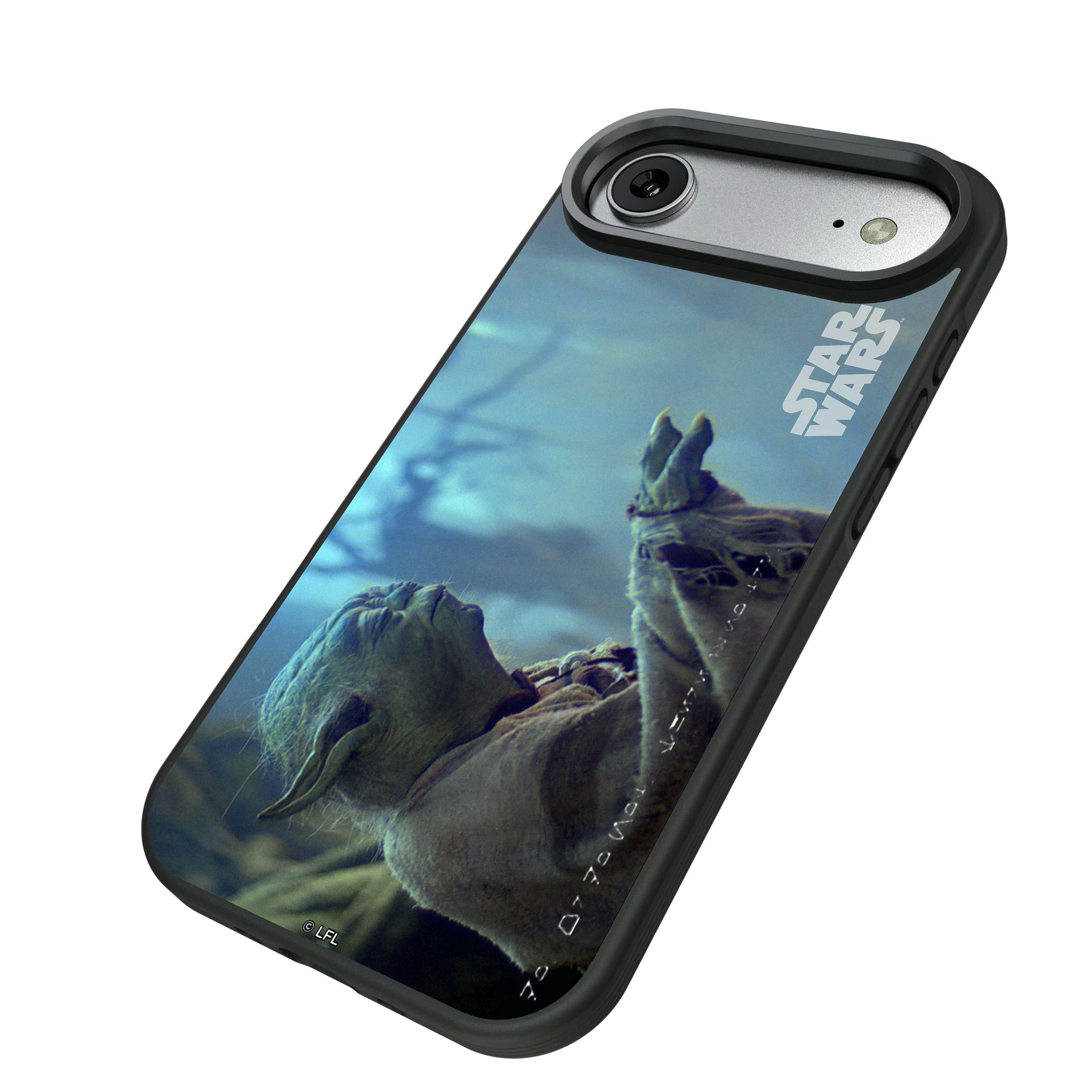 Star Wars Yoda Cinematic Moments: Discovery iPhone Bump Phone Case for Apple iPhone - Isometric View#Device_iPhone Air