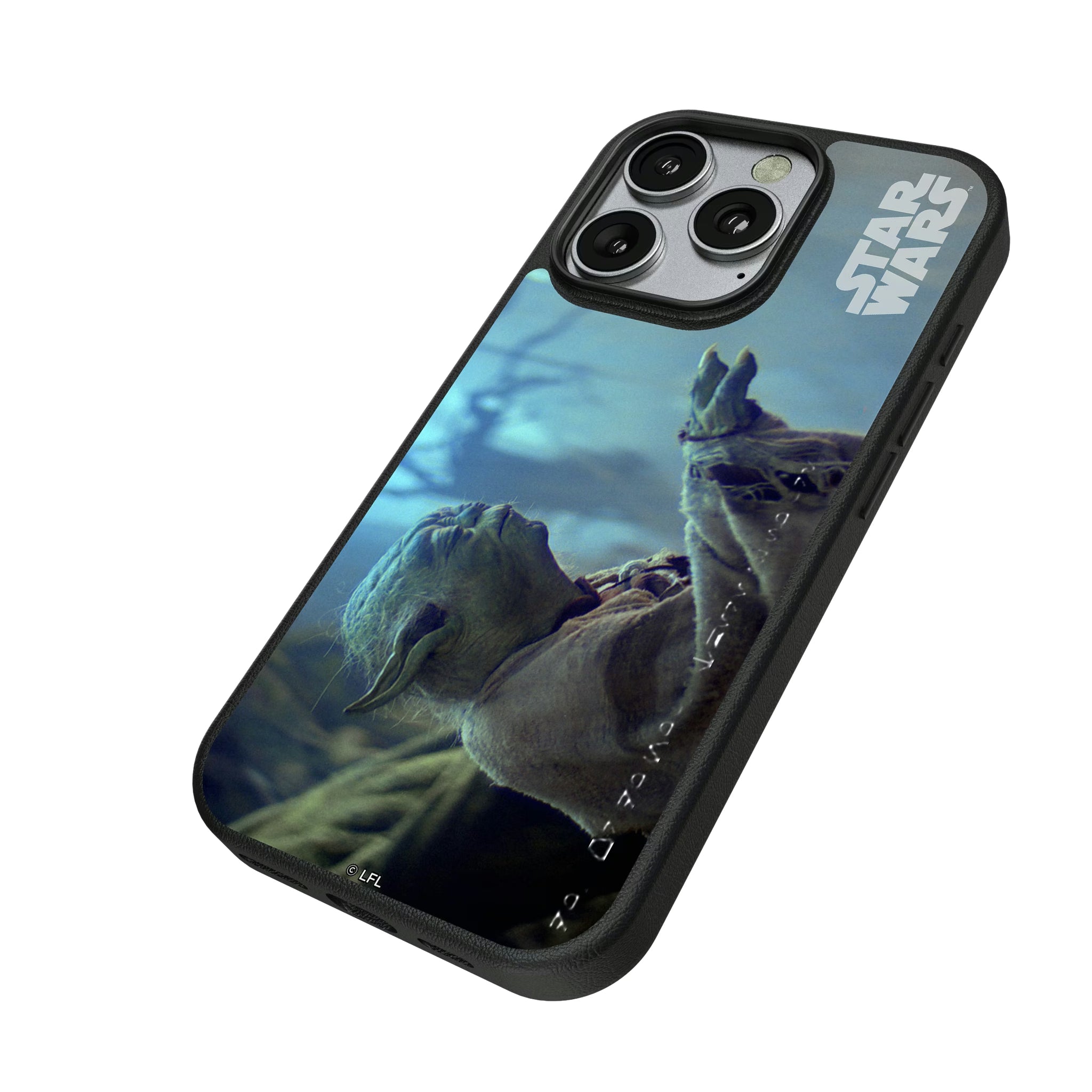 Star Wars Yoda Cinematic Moments: Discovery iPhone MagSafe Compatible Phone Case for Apple iPhone - Isometric View