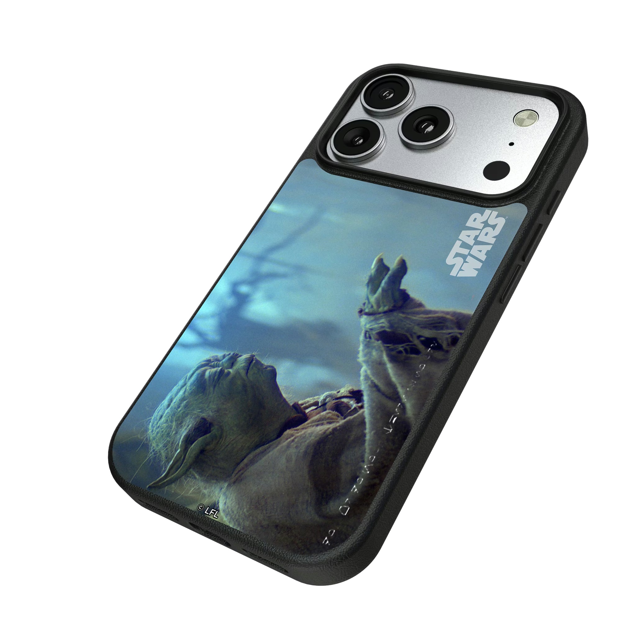 Star Wars Yoda Cinematic Moments: Discovery iPhone MagSafe Compatible Phone Case for Apple iPhone - Isometric View#Device_iPhone 17 Pro