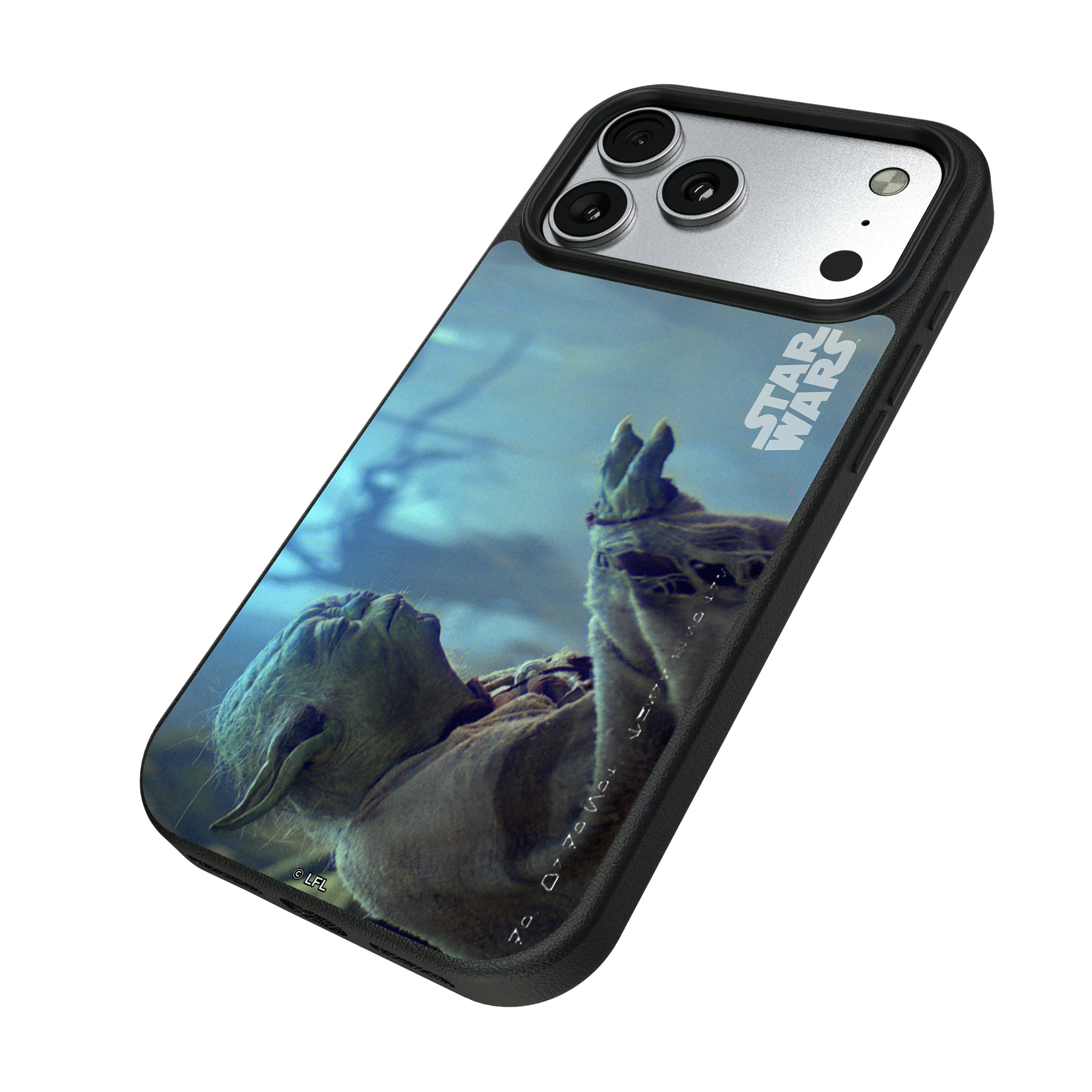 Star Wars Yoda Cinematic Moments: Discovery iPhone MagSafe Compatible Phone Case for Apple iPhone - Isometric View#Device_iPhone 17 Pro Max