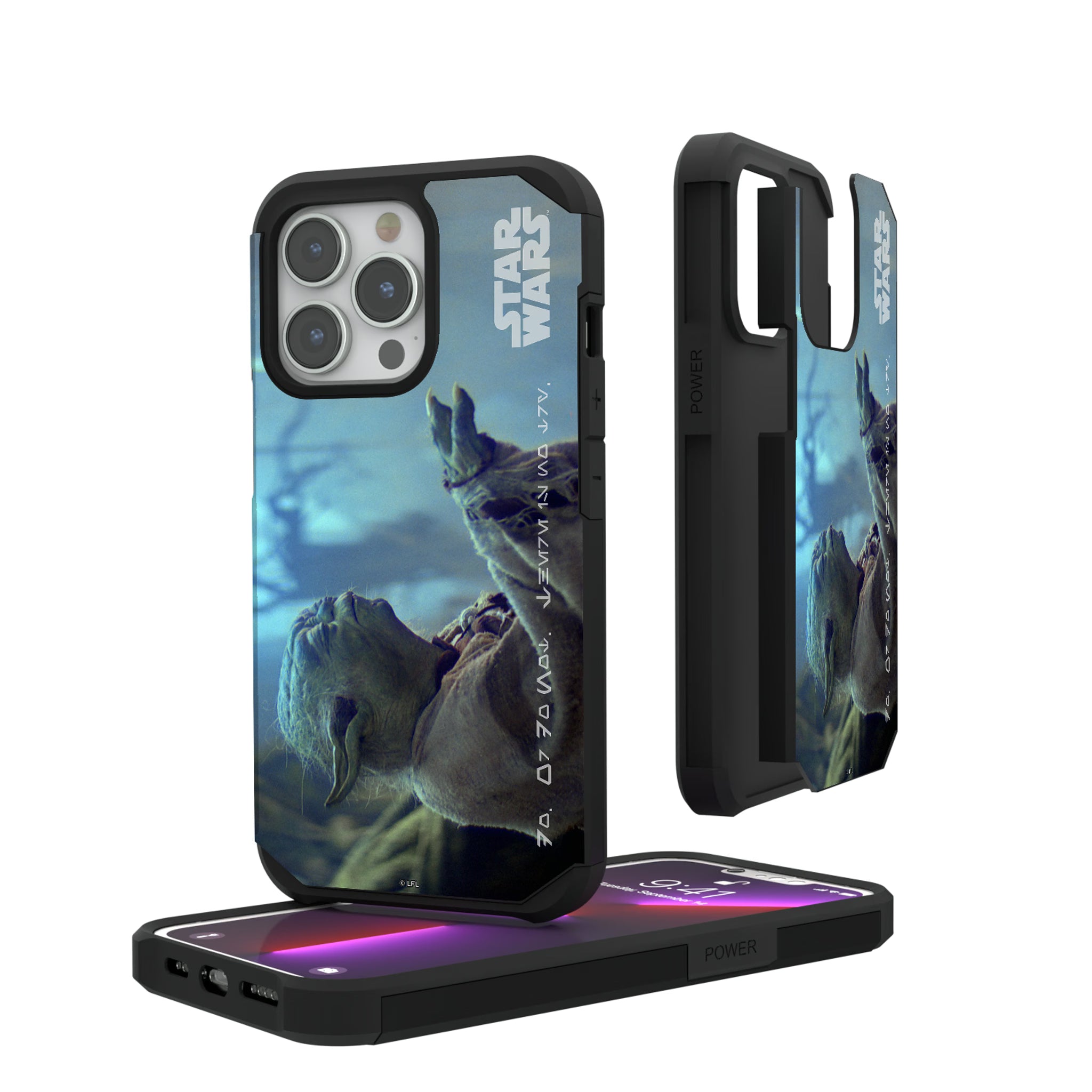 Star Wars Yoda Cinematic Moments: Discovery iPhone Rugged Phone Case for Apple iPhone