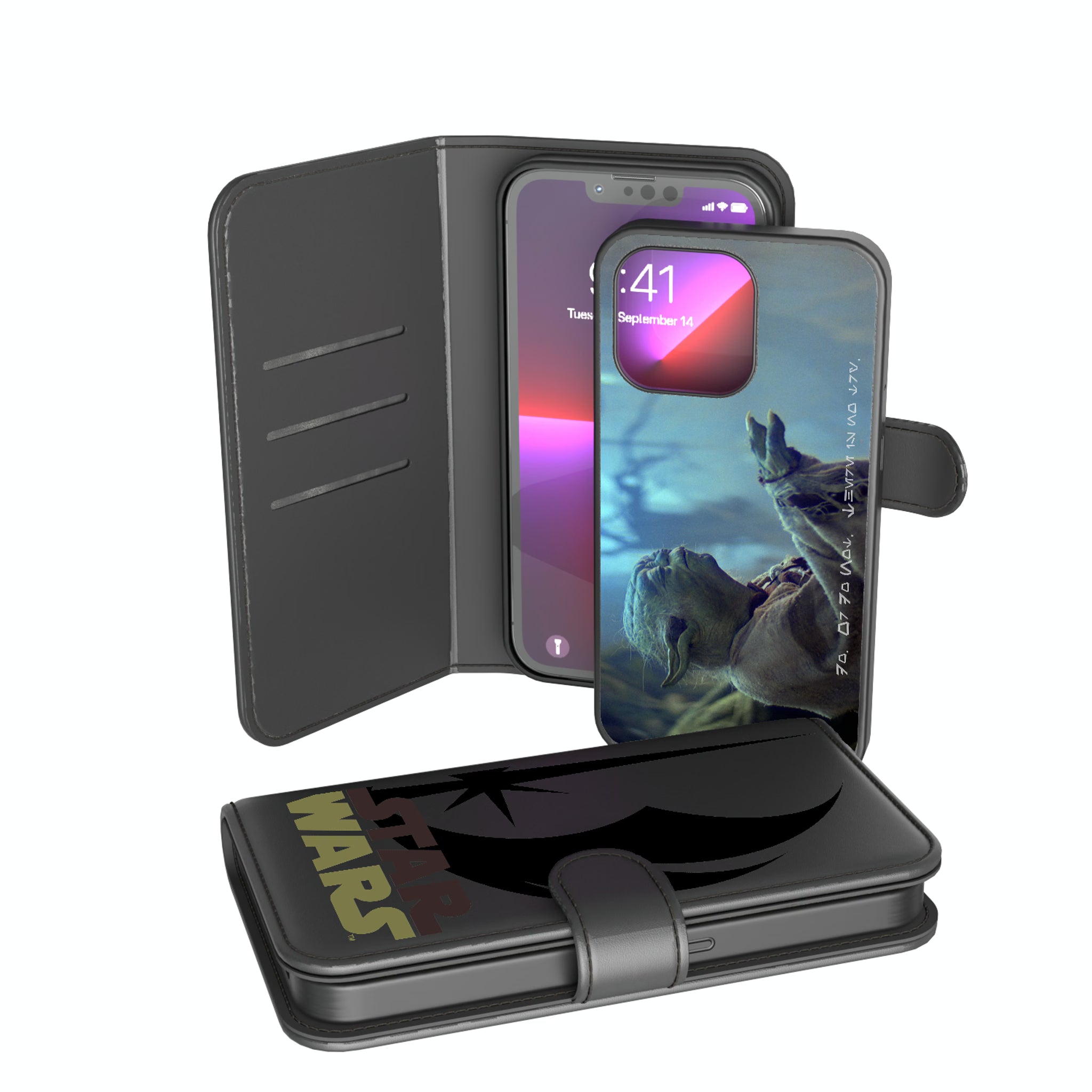 Star Wars Yoda Cinematic Moments: Discovery iPhone Wallet Phone Case for Apple iPhone