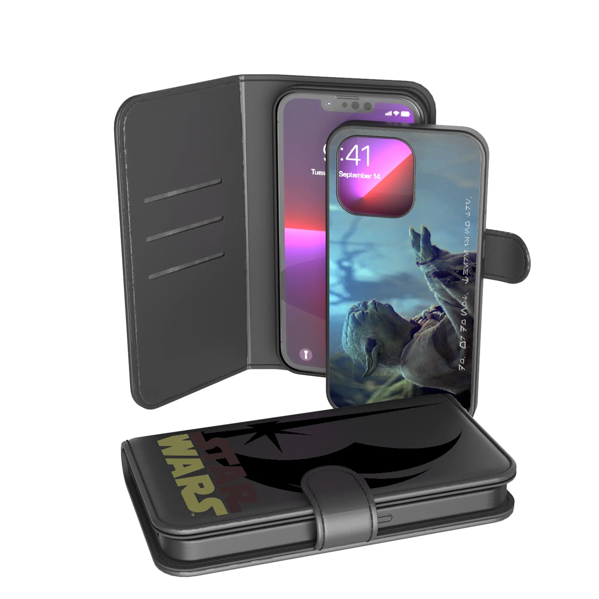 Star Wars Yoda Cinematic Moments: Discovery iPhone Wallet Phone Case for Apple iPhone