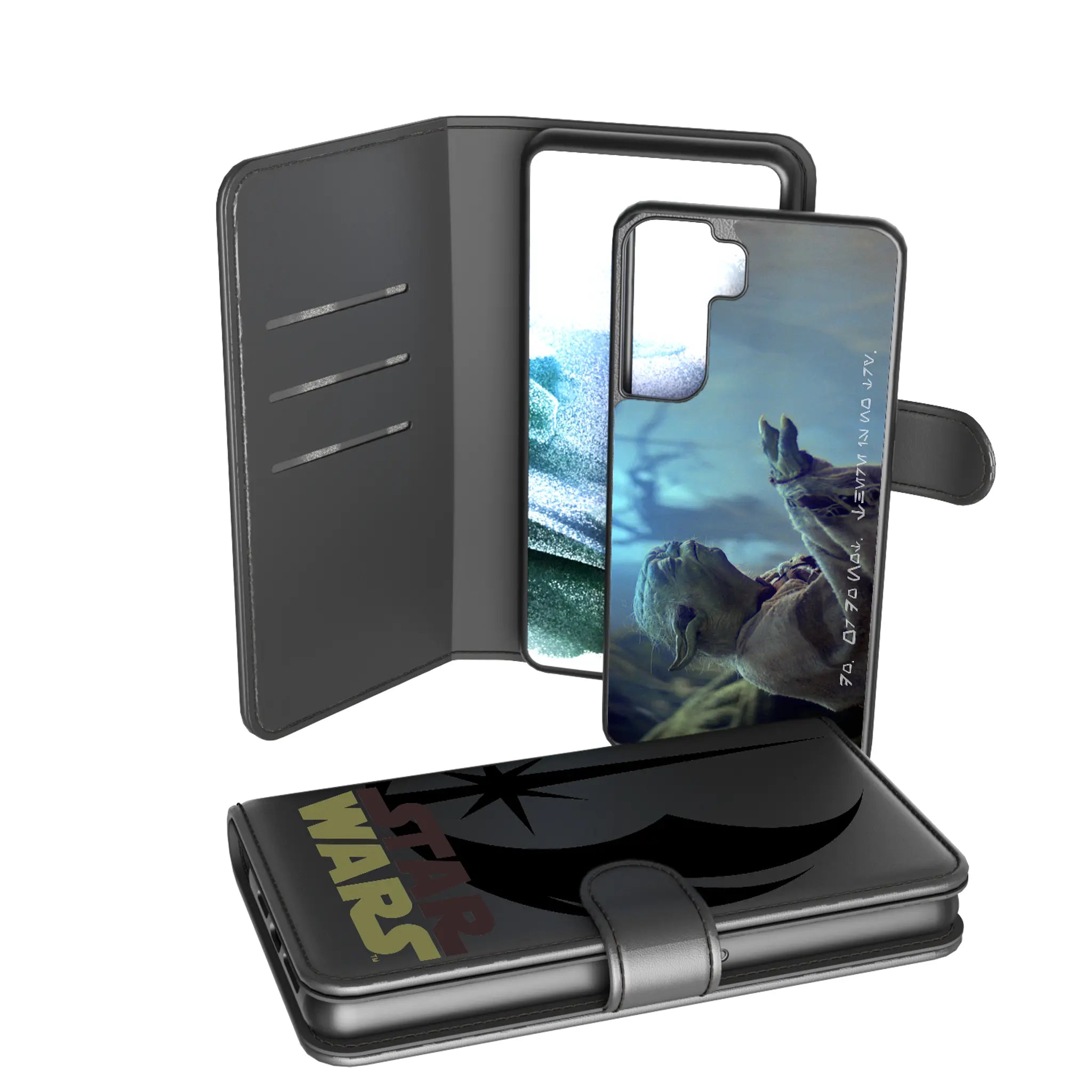 Star Wars Yoda Cinematic Moments: Discovery Galaxy Wallet Phone Case for Samsung Galaxy