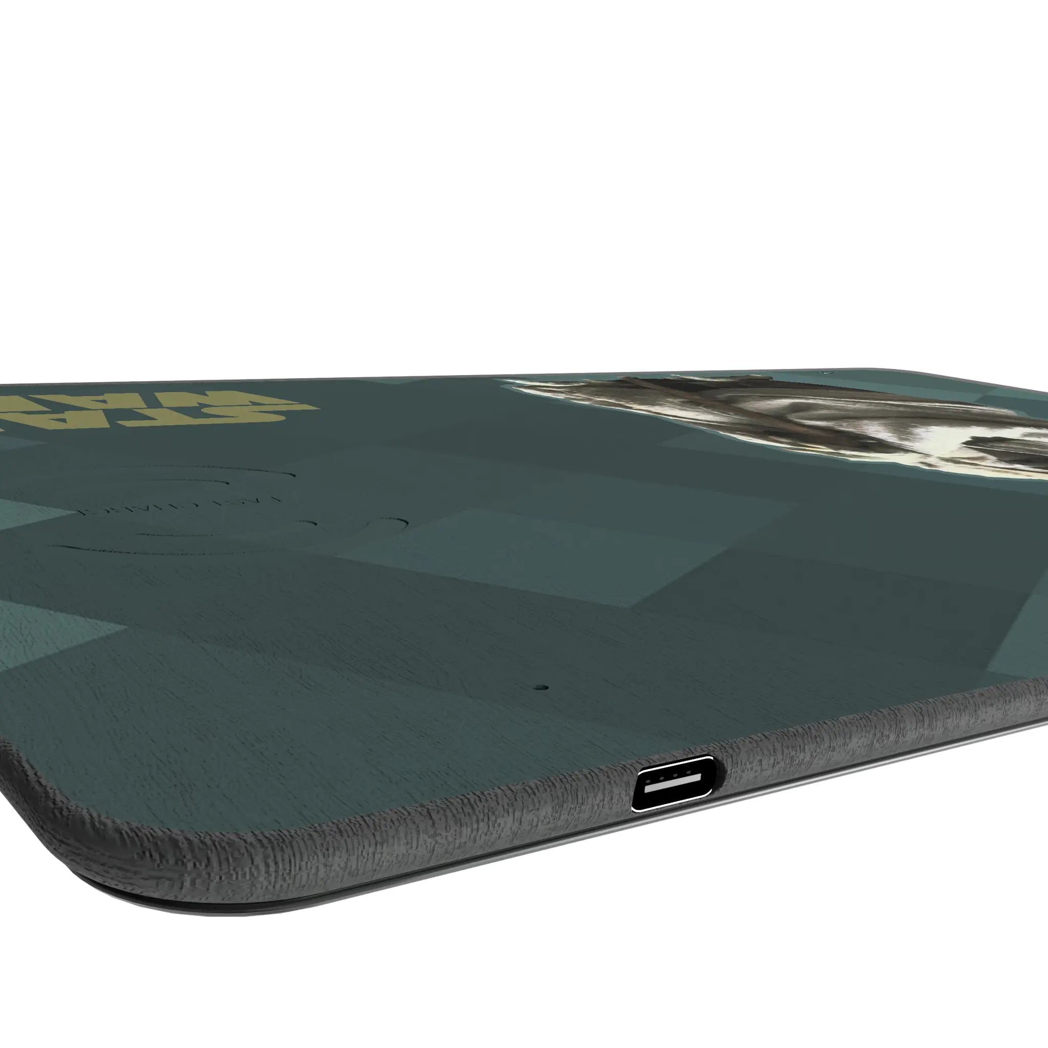 Star Wars Yoda Color Block 15-Watt Wireless Charger and Mouse Pad