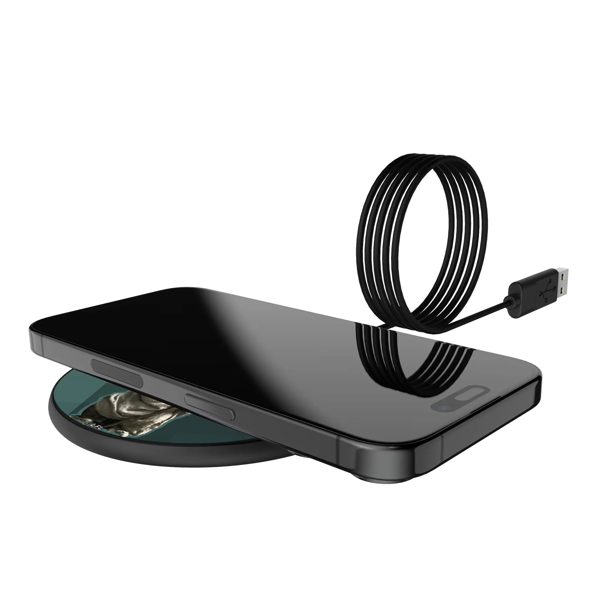 Star Wars Yoda Color Block 15-Watt Wireless Charger - Lifestyle