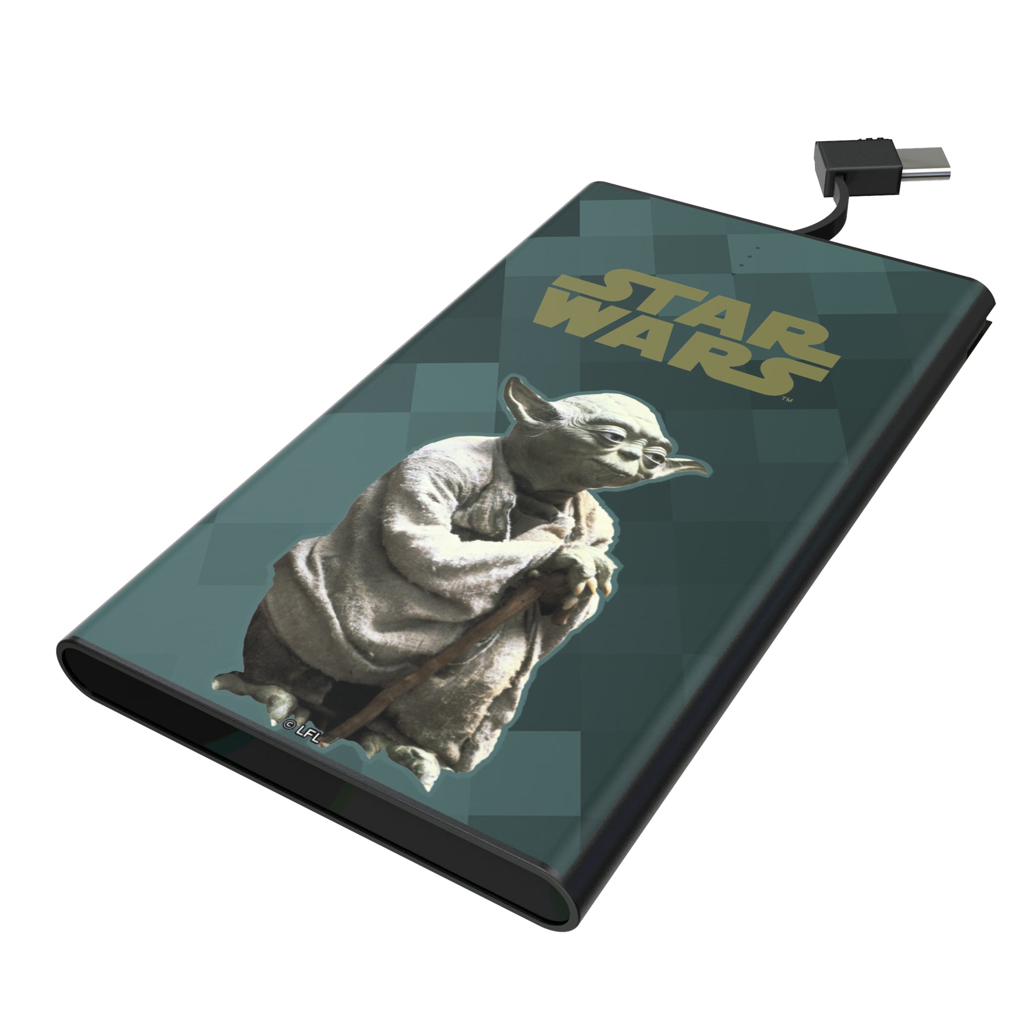 Star Wars Yoda Color Block 5000mAh Flat Powerbank