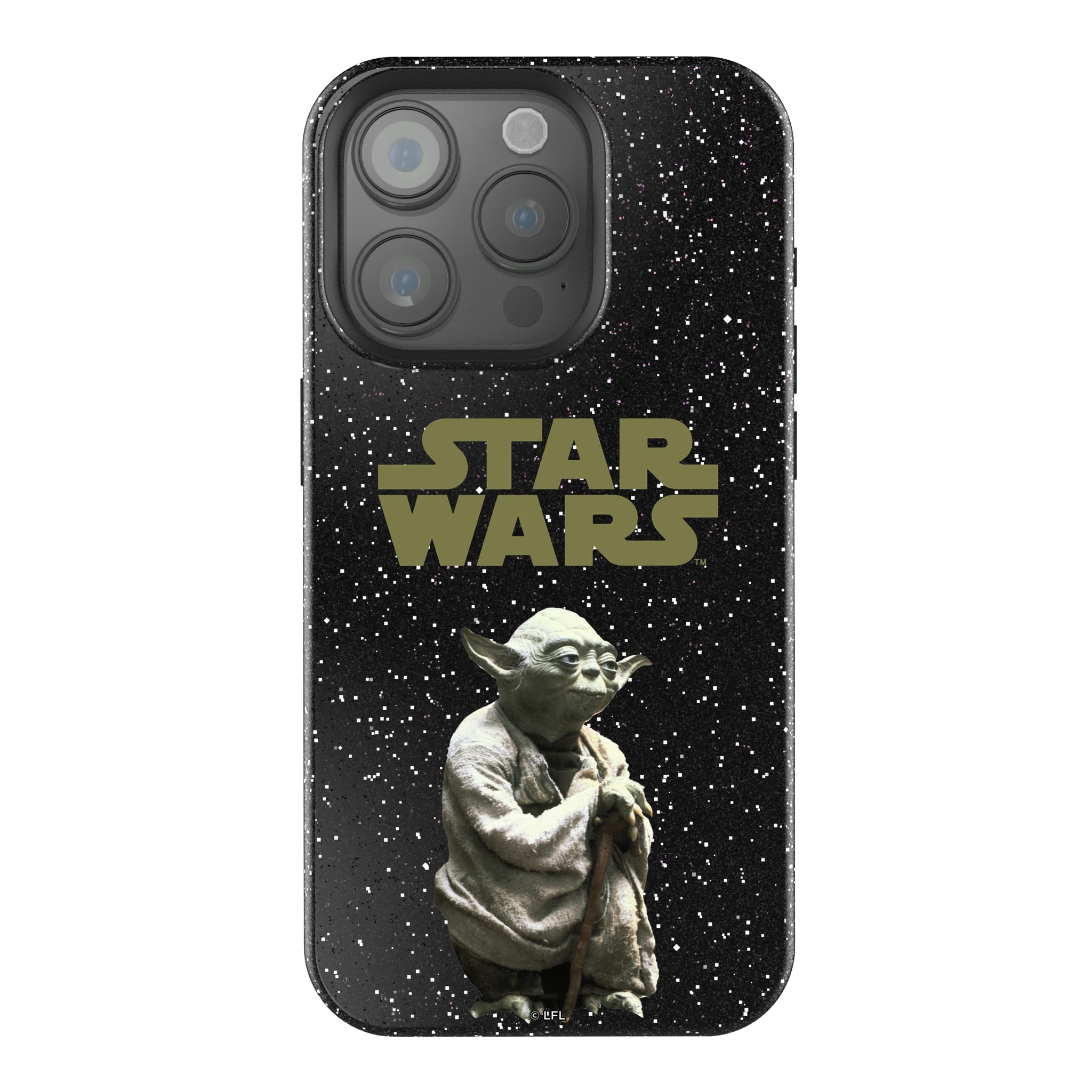 Star Wars Yoda Color Block iPhone Bling Phone Case for Apple iPhone