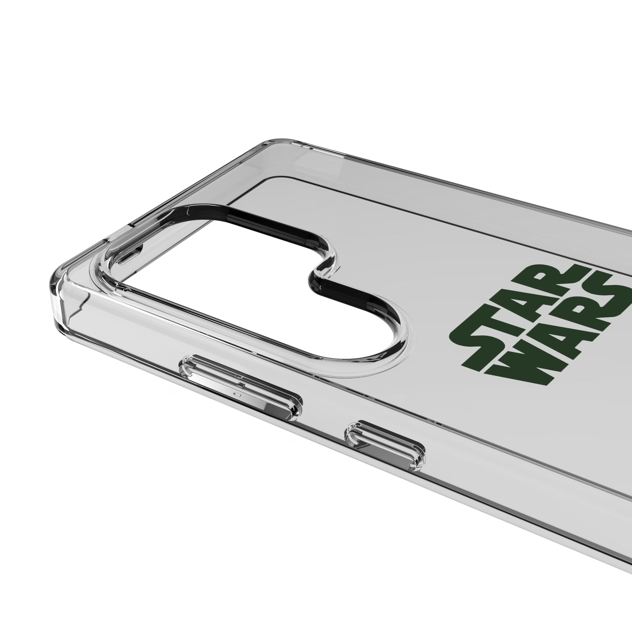 Star Wars Yoda Color Block Galaxy Clear Phone Case for Samsung Galaxy - Detail