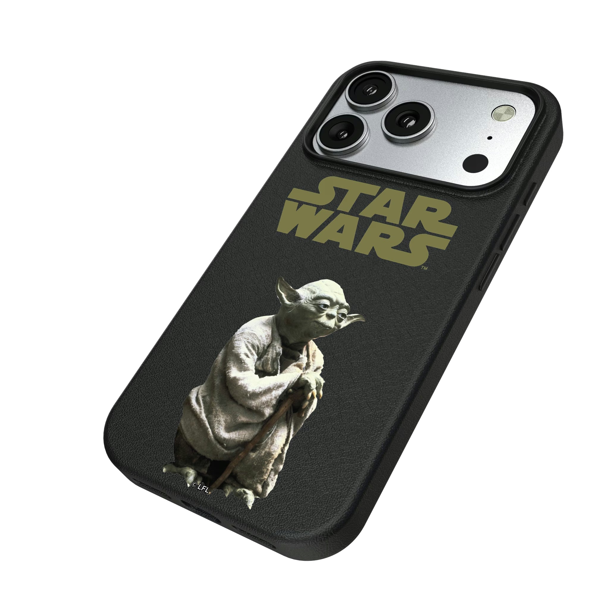 Star Wars Yoda Color Block iPhone MagSafe Compatible Phone Case for Apple iPhone - Isometric View#Device_iPhone 17 Pro