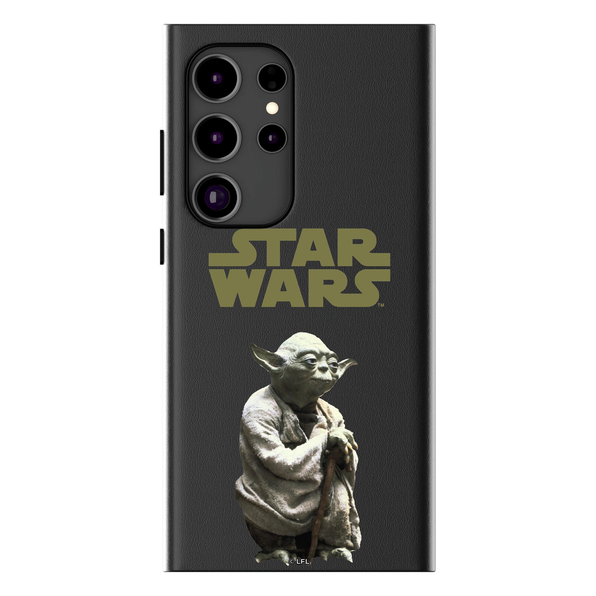 Star Wars Yoda Color Block Galaxy MagSafe Compatible Phone Case for Samsung Galaxy