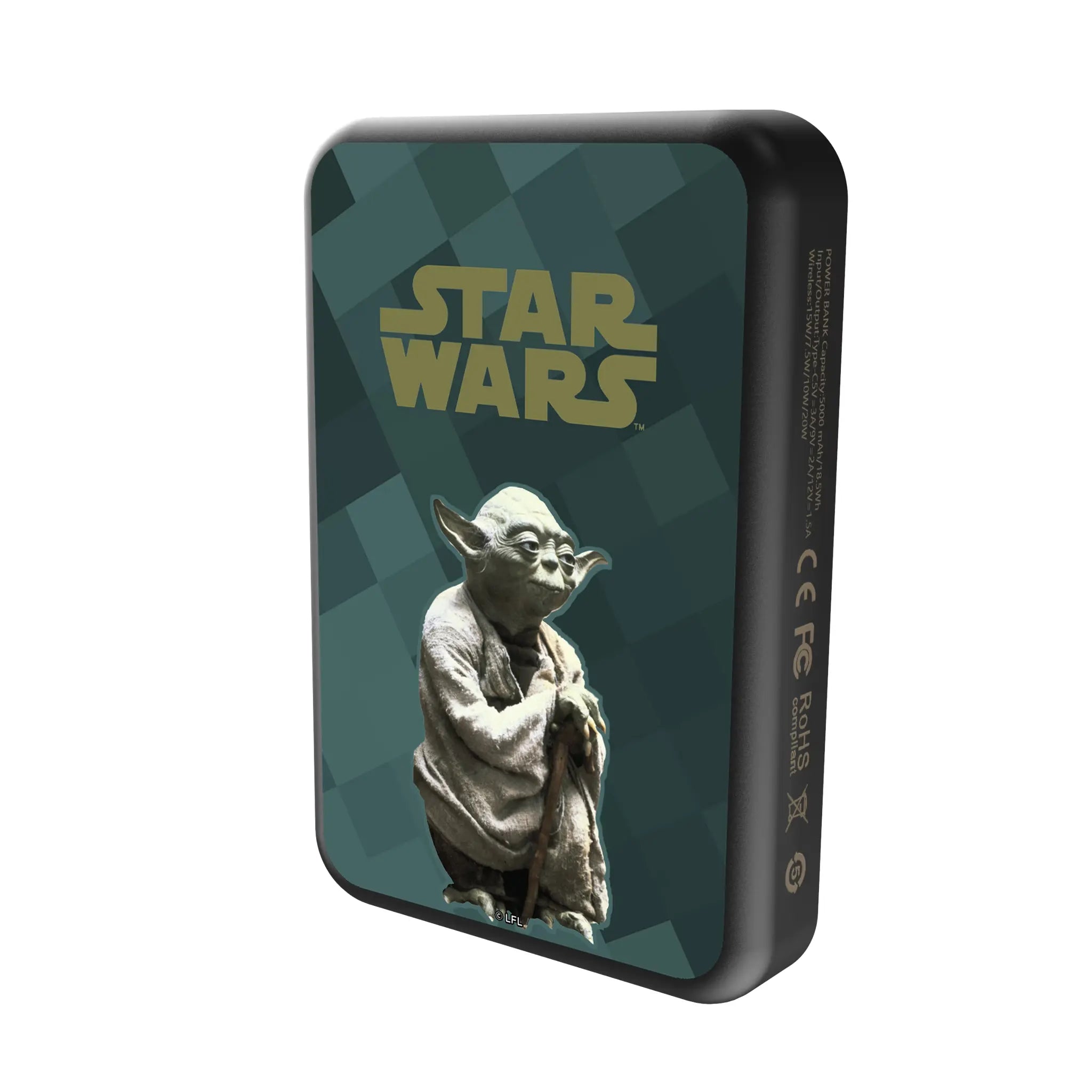 Star Wars Yoda Color Block Wireless Mag Power Bank